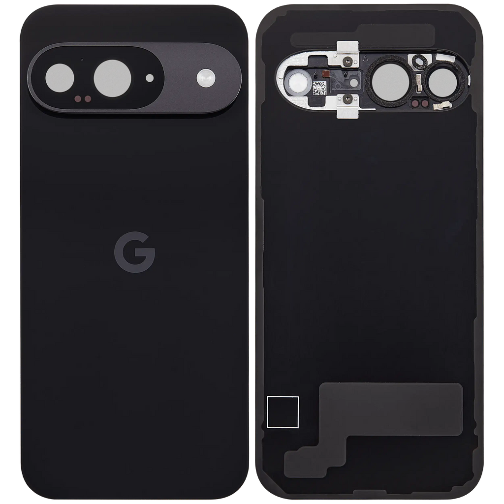 Backcover mit Kameralinse für Google Pixel 9 (gebrauchter OEM-Ausbau, Qualität A) Obsidian