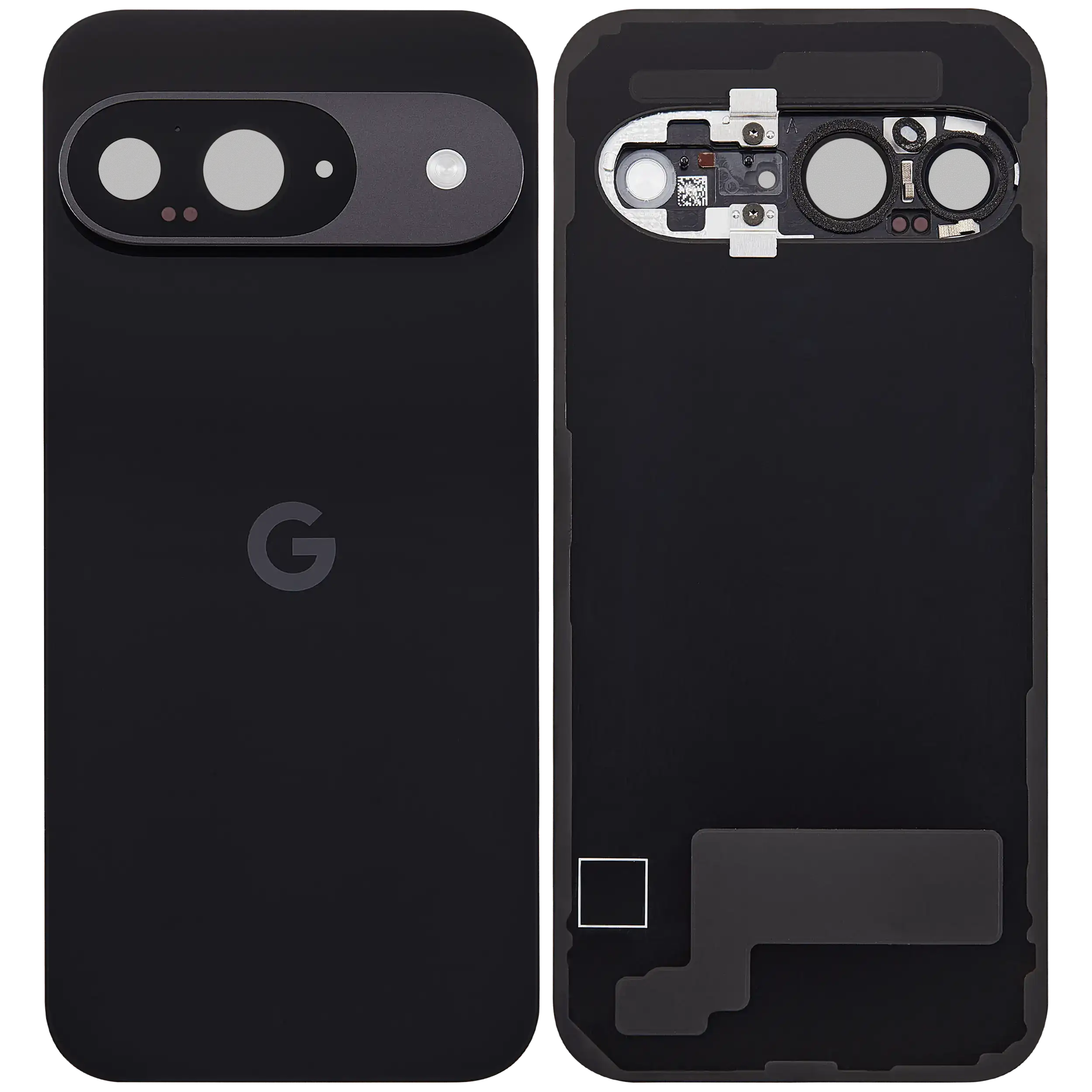 Backcover mit Kameralinse für Google Pixel 9 (gebrauchter OEM-Ausbau, Qualität A) Obsidian