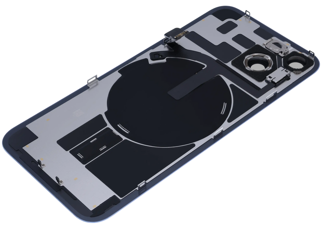 Back Cover with MagSafe Magnet, NFC, and Flash Flex Cable for iPhone 14 (Genuine Apple, Blue)