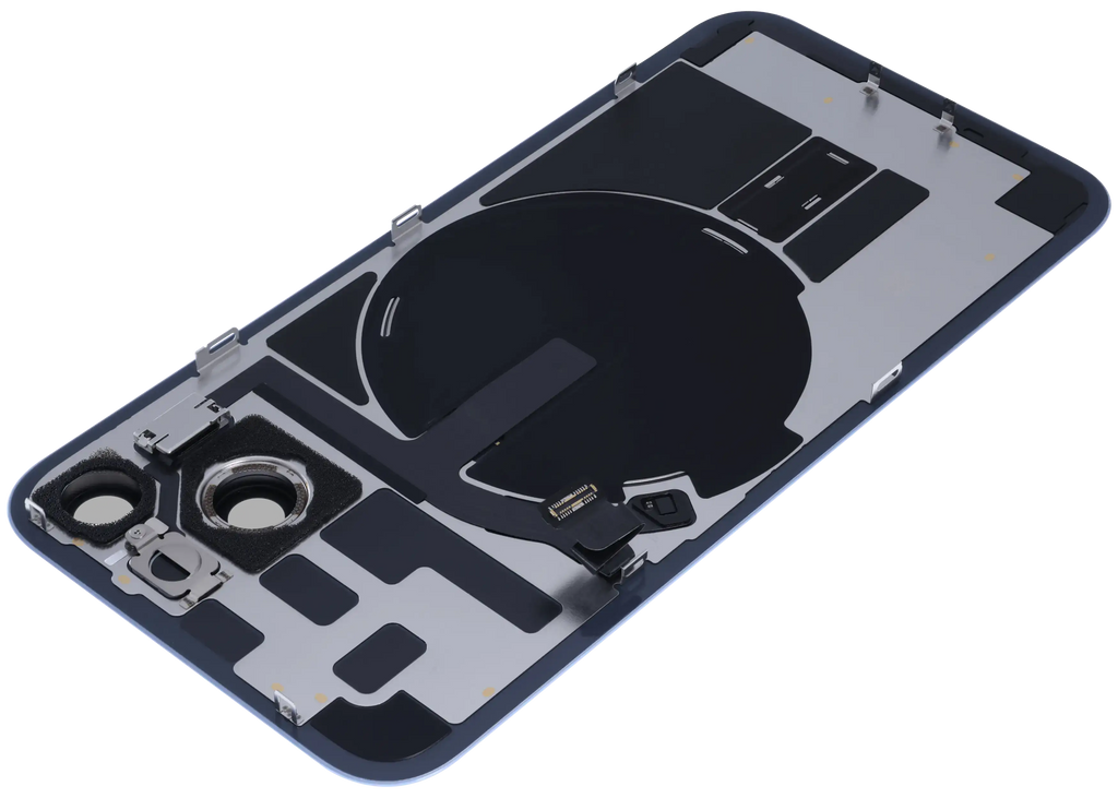 Back Cover with MagSafe Magnet, NFC, and Flash Flex Cable for iPhone 14 (Genuine Apple, Blue)