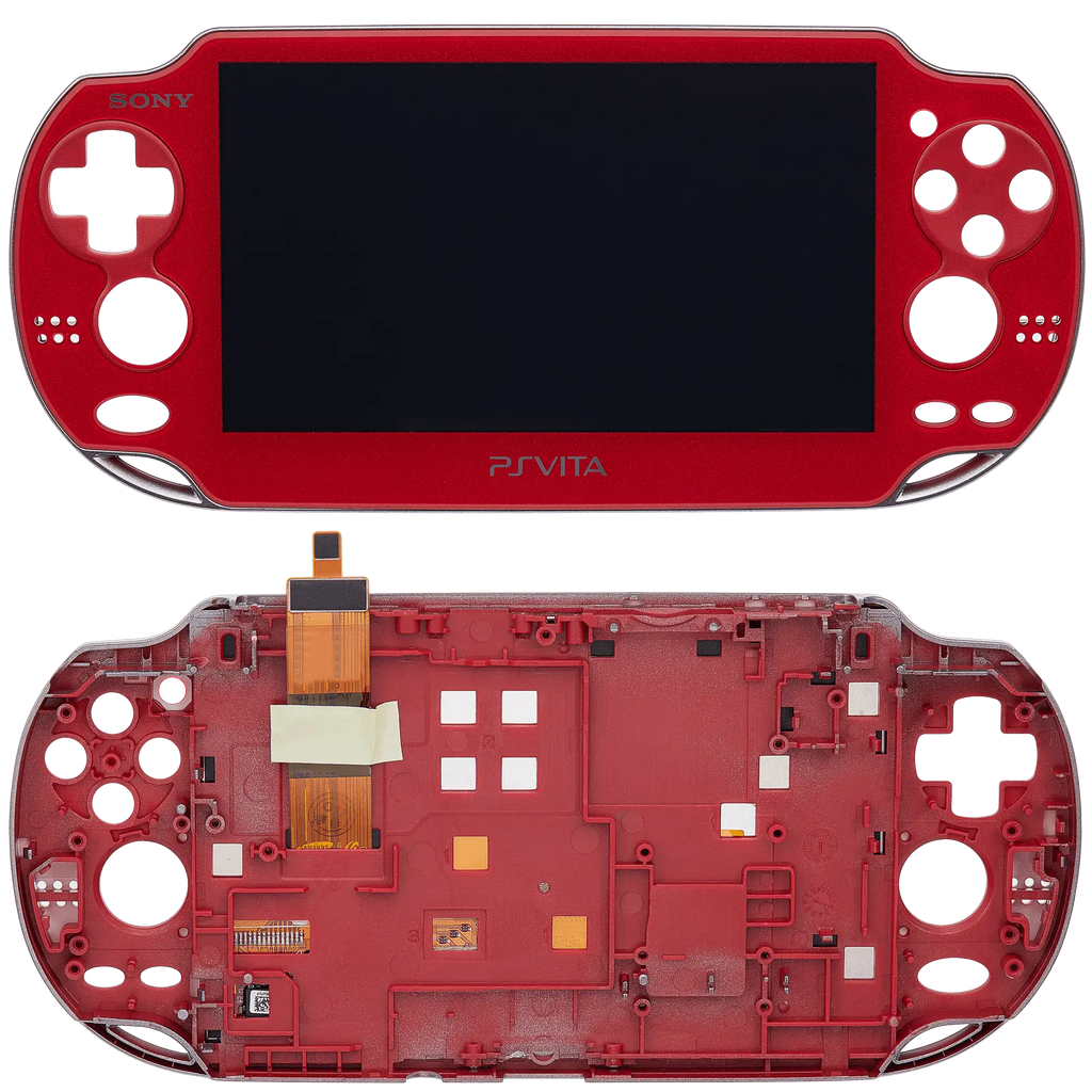 LCD Display with Stand for PlayStation Vita 1000 (Red)