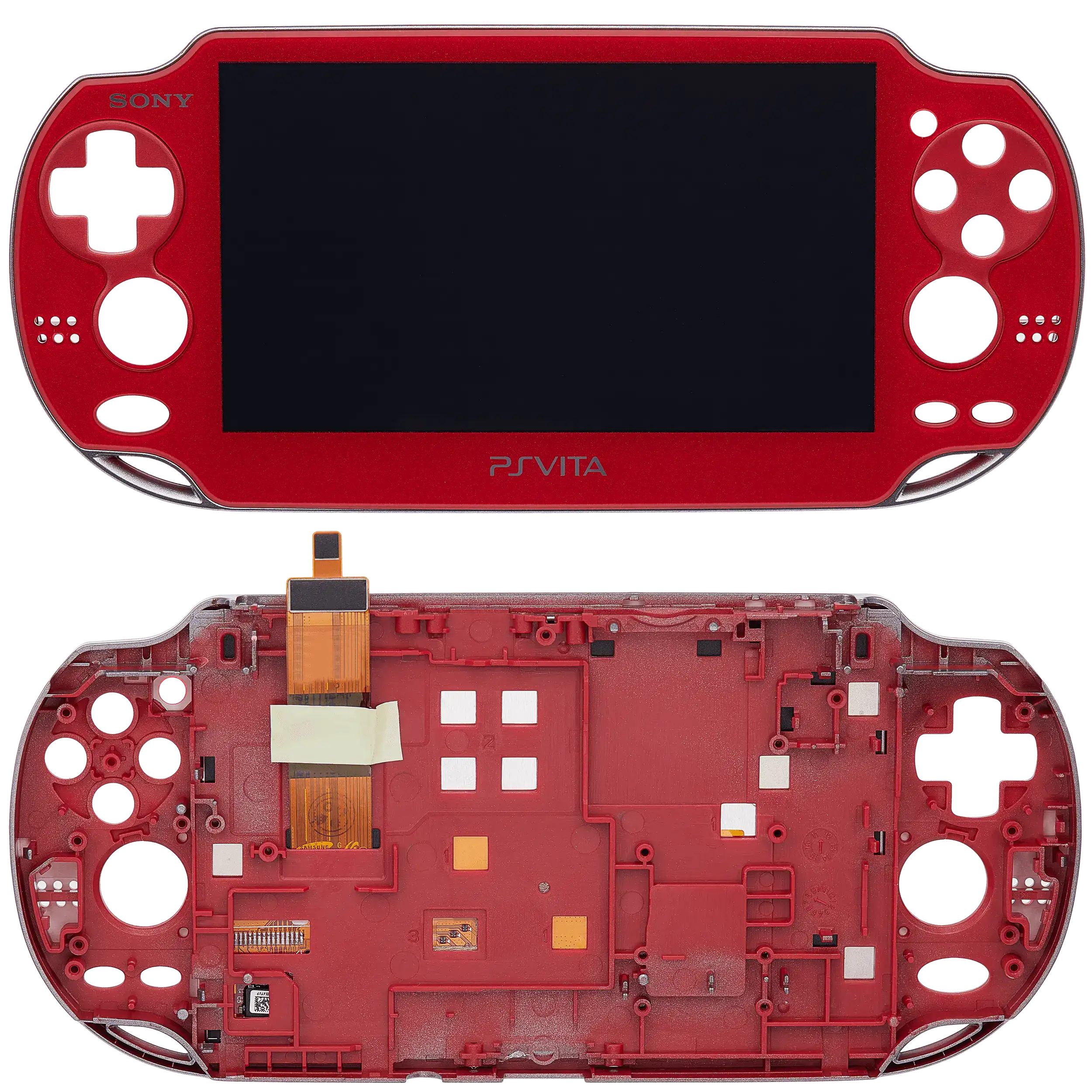 LCD Display with Stand for PlayStation Vita 1000 (Red)