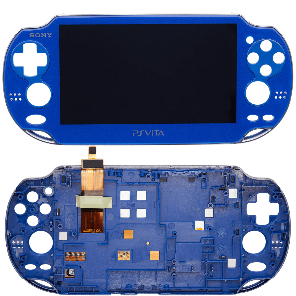 LCD-Display mit Stand für PlayStation Vita 1000 (Blau)