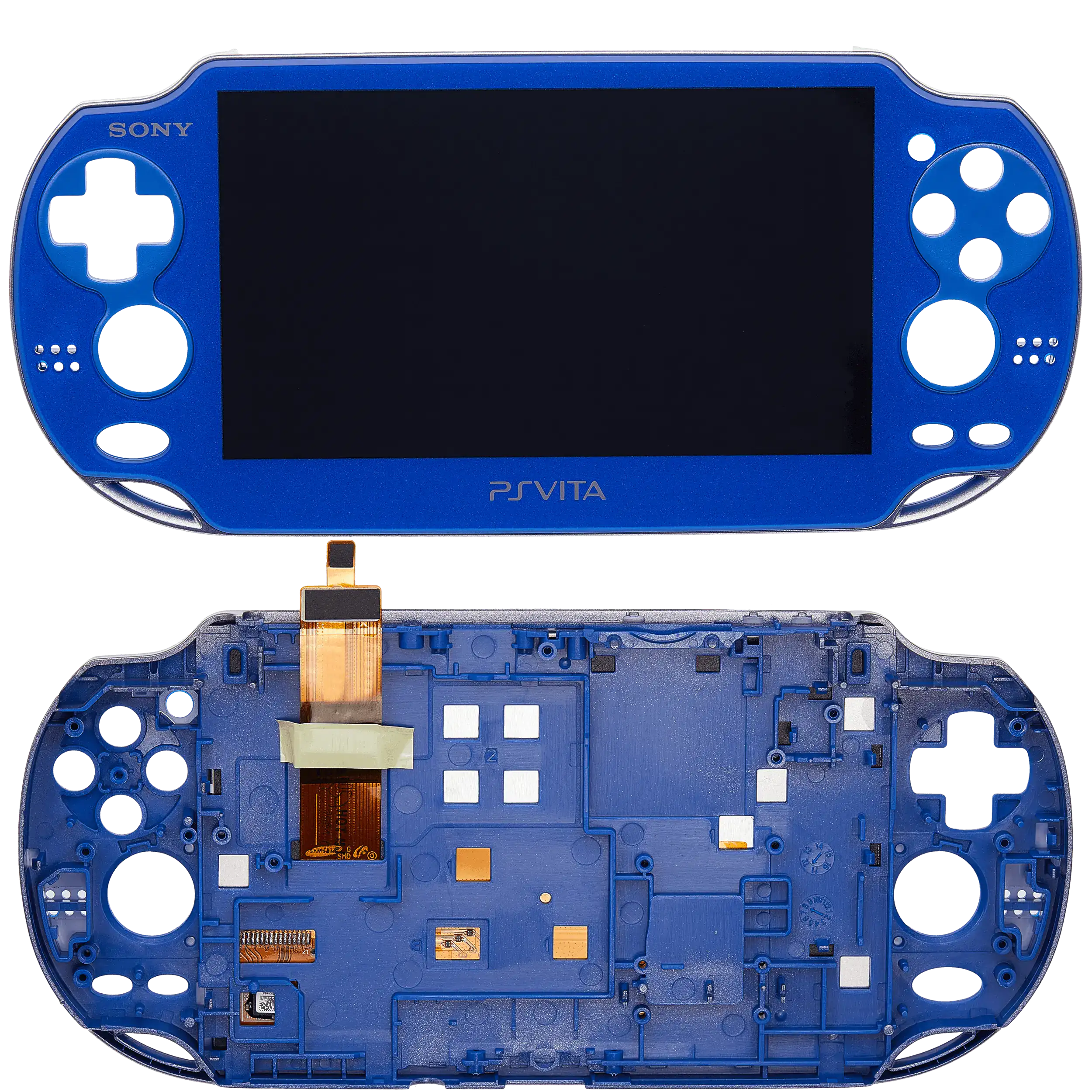 LCD-Display mit Stand für PlayStation Vita 1000 (Blau)