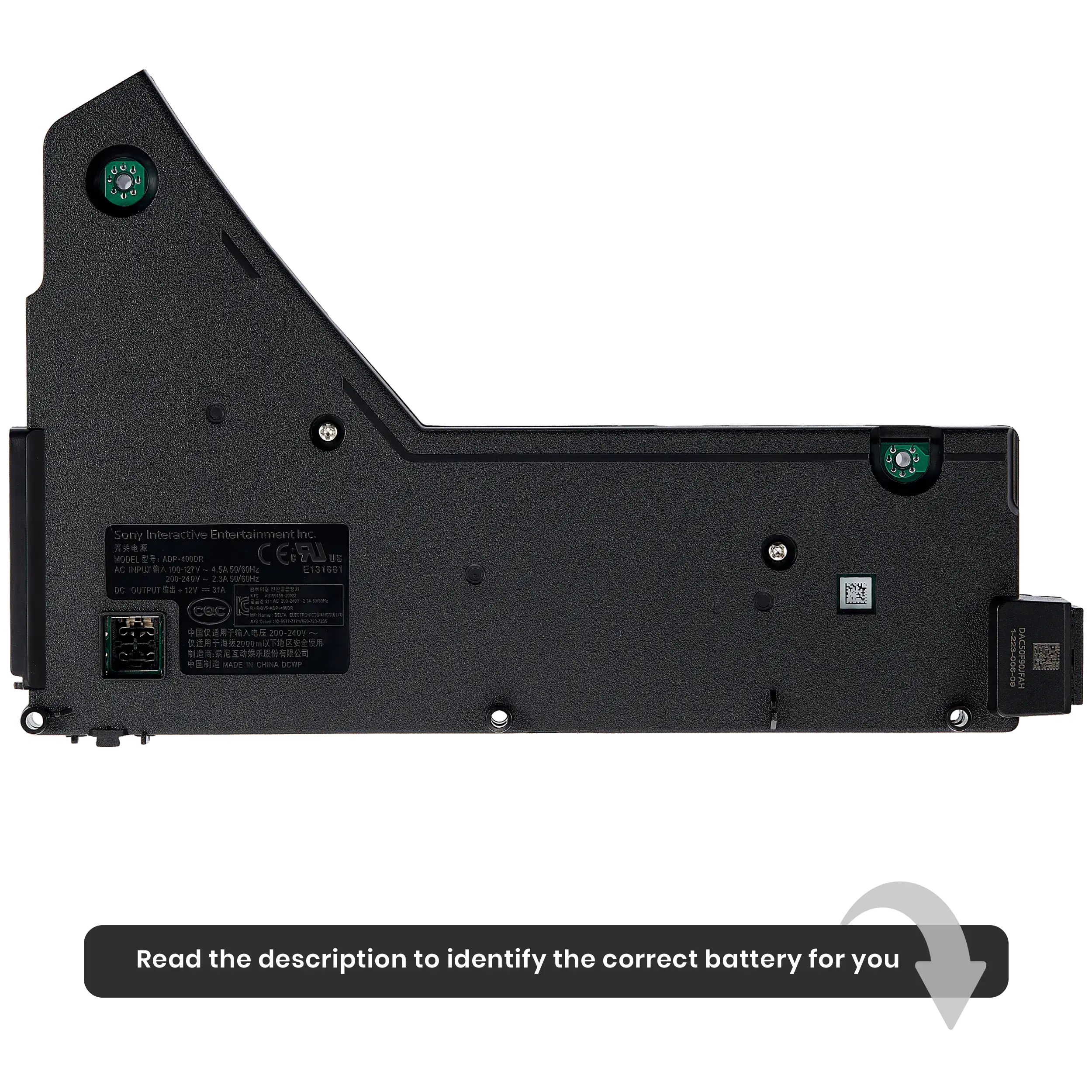 Power Supply for PlayStation 5 PS5 (ADP-400DR / PA-1401-JT20, CFI-1000 / CFI-1100)