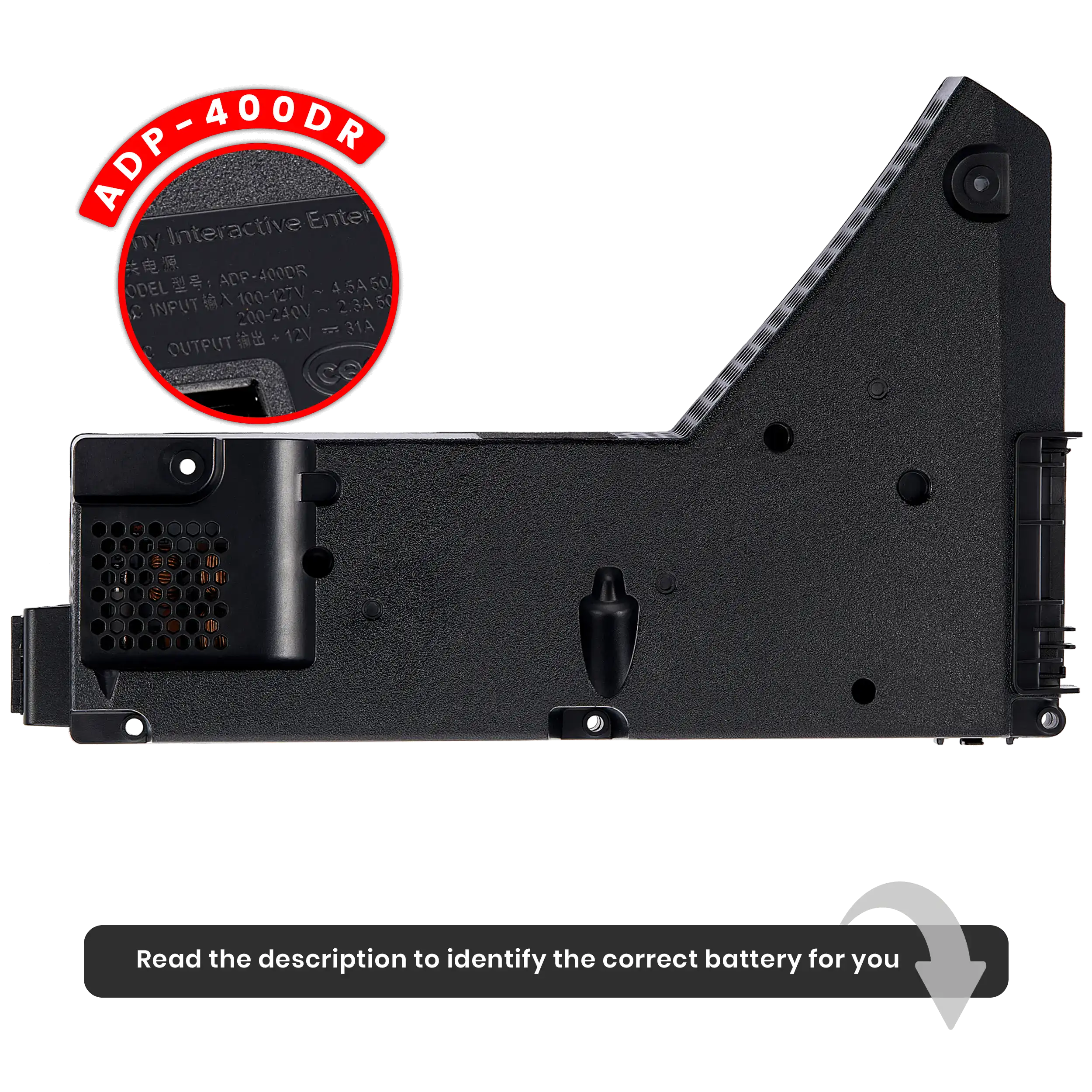 Power Supply for PlayStation 5 PS5 (ADP-400DR / PA-1401-JT20, CFI-1000 / CFI-1100)