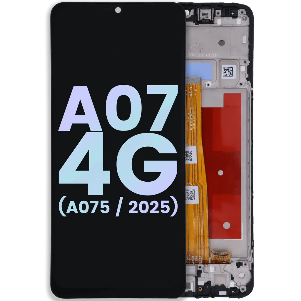 LCD-Display m. Rahmen f. Samsung Galaxy A07 4G (Service Pack)