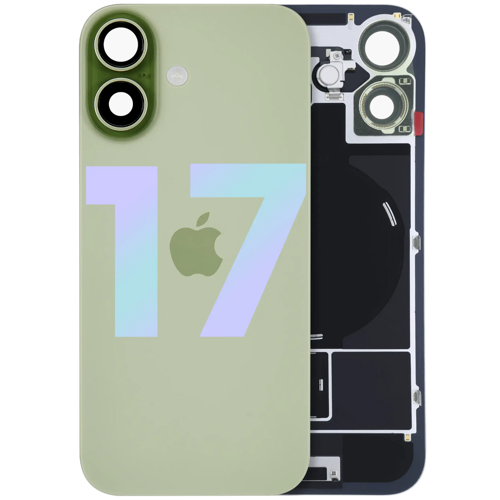 Back Cover with MagSafe Magnet, NFC, and Flash Flex Cable for iPhone 17 (Original Apple) (Sage)