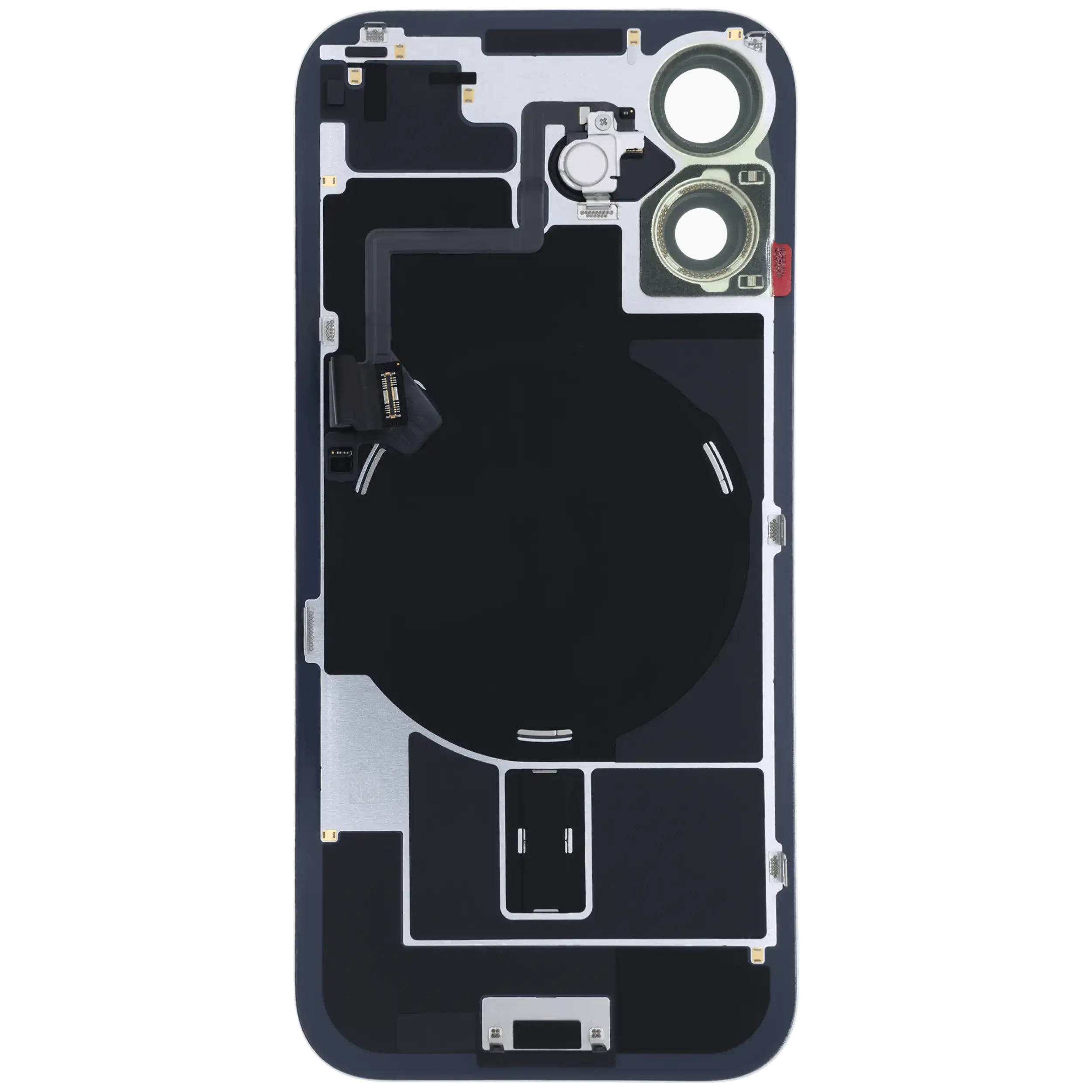 Back Cover with MagSafe Magnet, NFC, and Flash Flex Cable for iPhone 17 (Original Apple) (Sage)