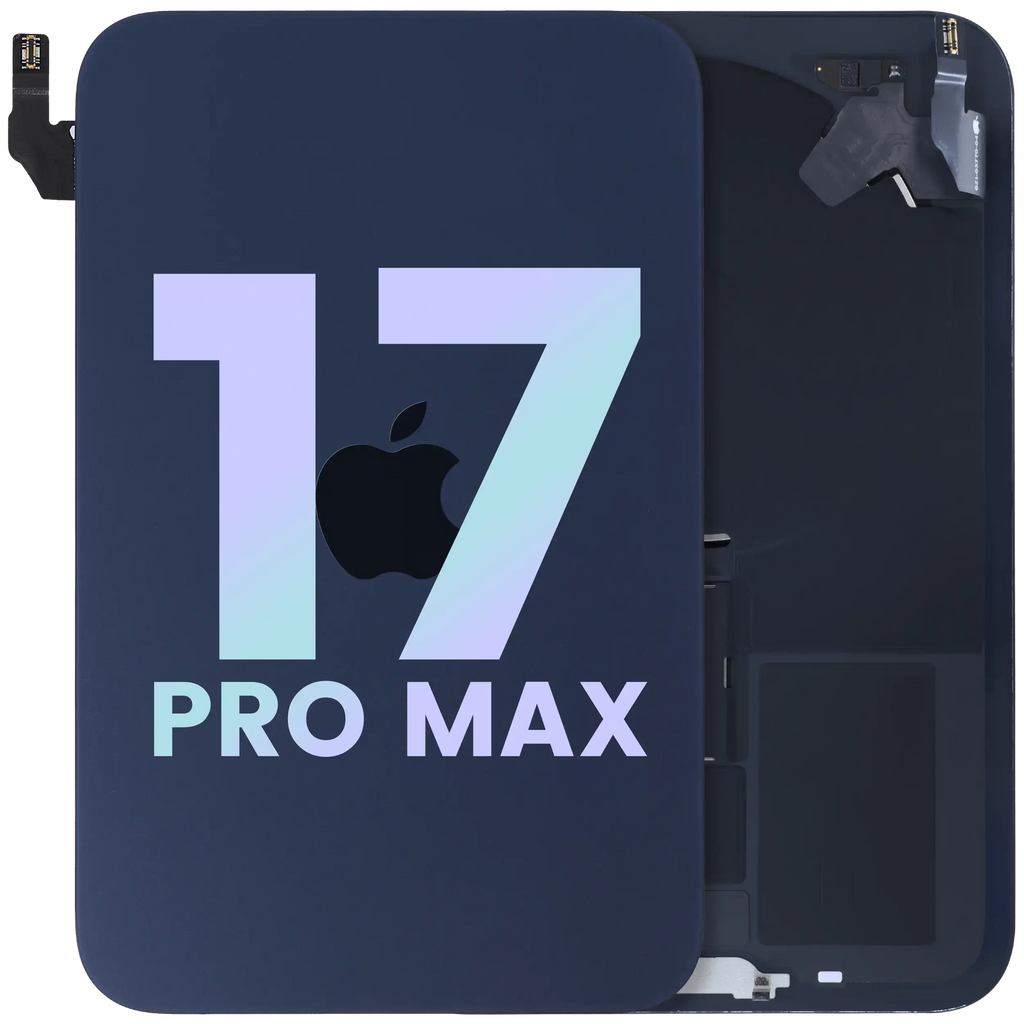 Backcover iPhone 17 Pro Max OEM Deep Blue mit MagSafe NFC Blitz-Flexkabel