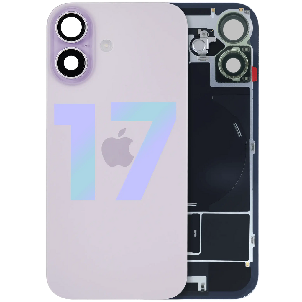 Back Cover with MagSafe Magnet, NFC, and Flash Flex Cable for iPhone 17 (Original OEM) (Lavender)