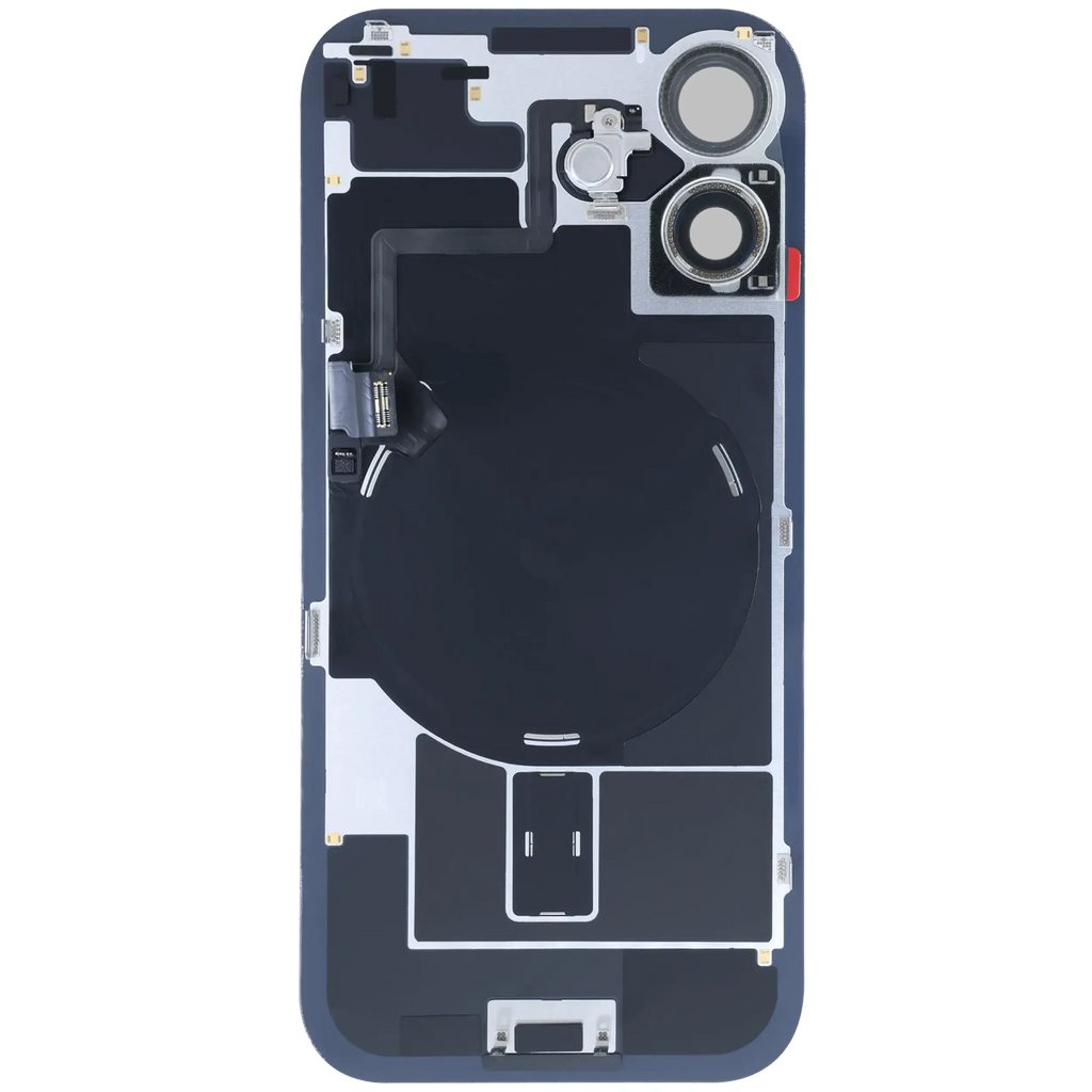 Original Backcover mit MagSafe, NFC & Blitz-Flexkabel für iPhone 17 (Mist Blue)