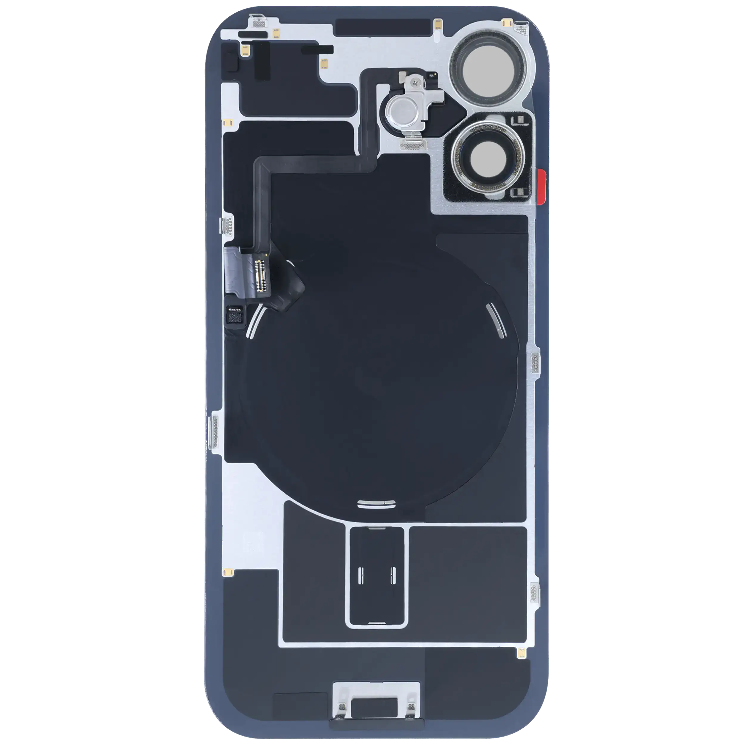 Original Backcover mit MagSafe, NFC & Blitz-Flexkabel für iPhone 17 (Mist Blue)