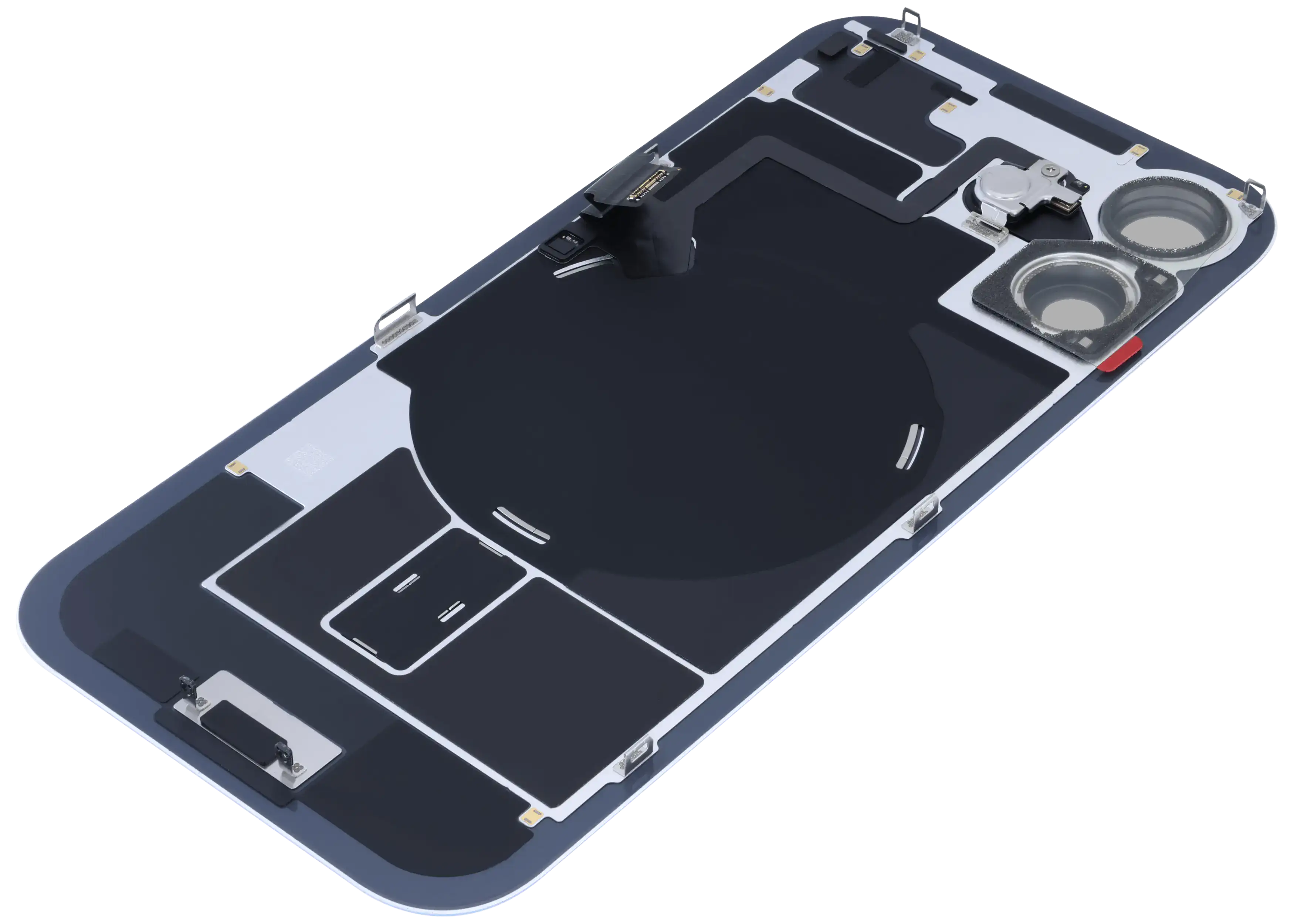 Original Backcover mit MagSafe, NFC & Blitz-Flexkabel für iPhone 17 (Mist Blue)