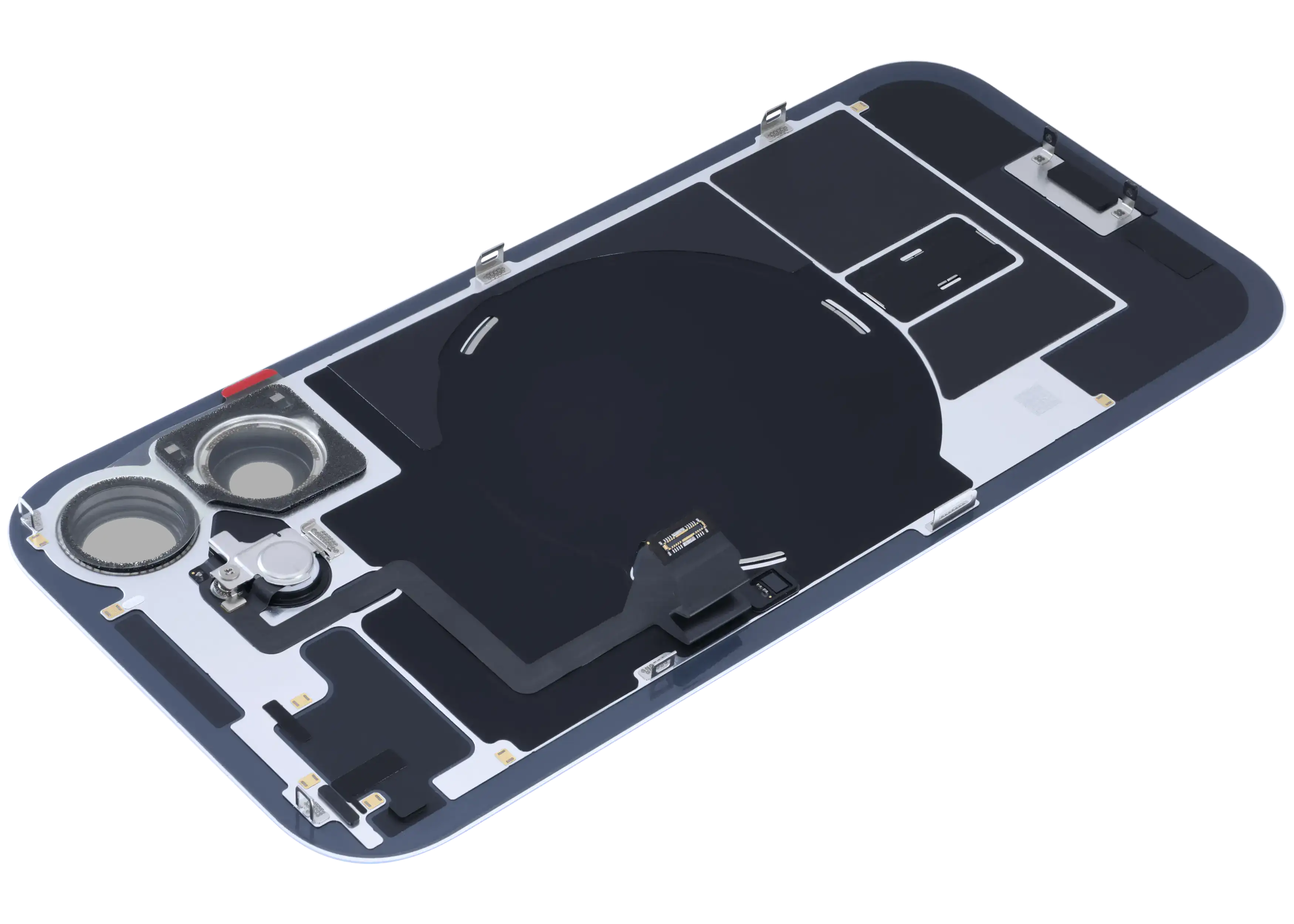 Original Backcover mit MagSafe, NFC & Blitz-Flexkabel für iPhone 17 (Mist Blue)