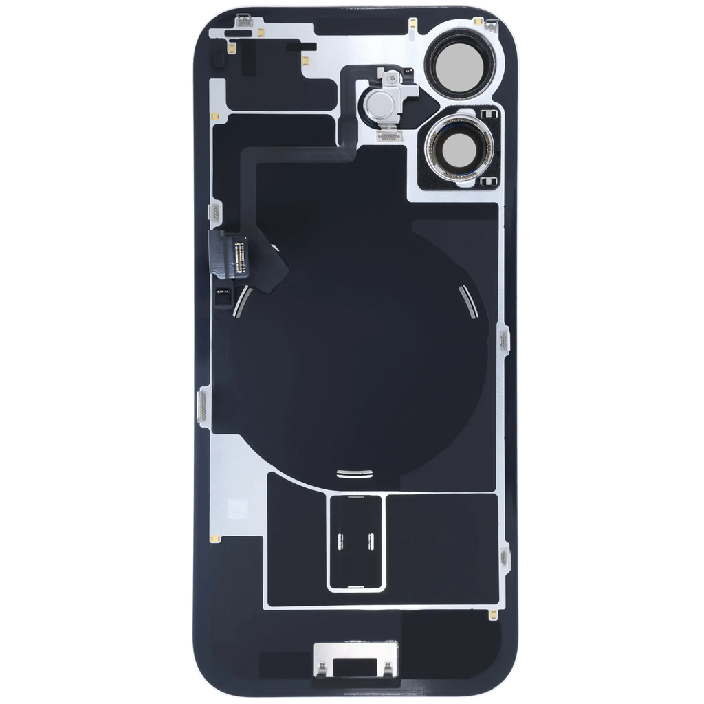 Original Apple Back Cover with MagSafe Magnet, NFC, and Flash Flex Cable for iPhone 17 (White)