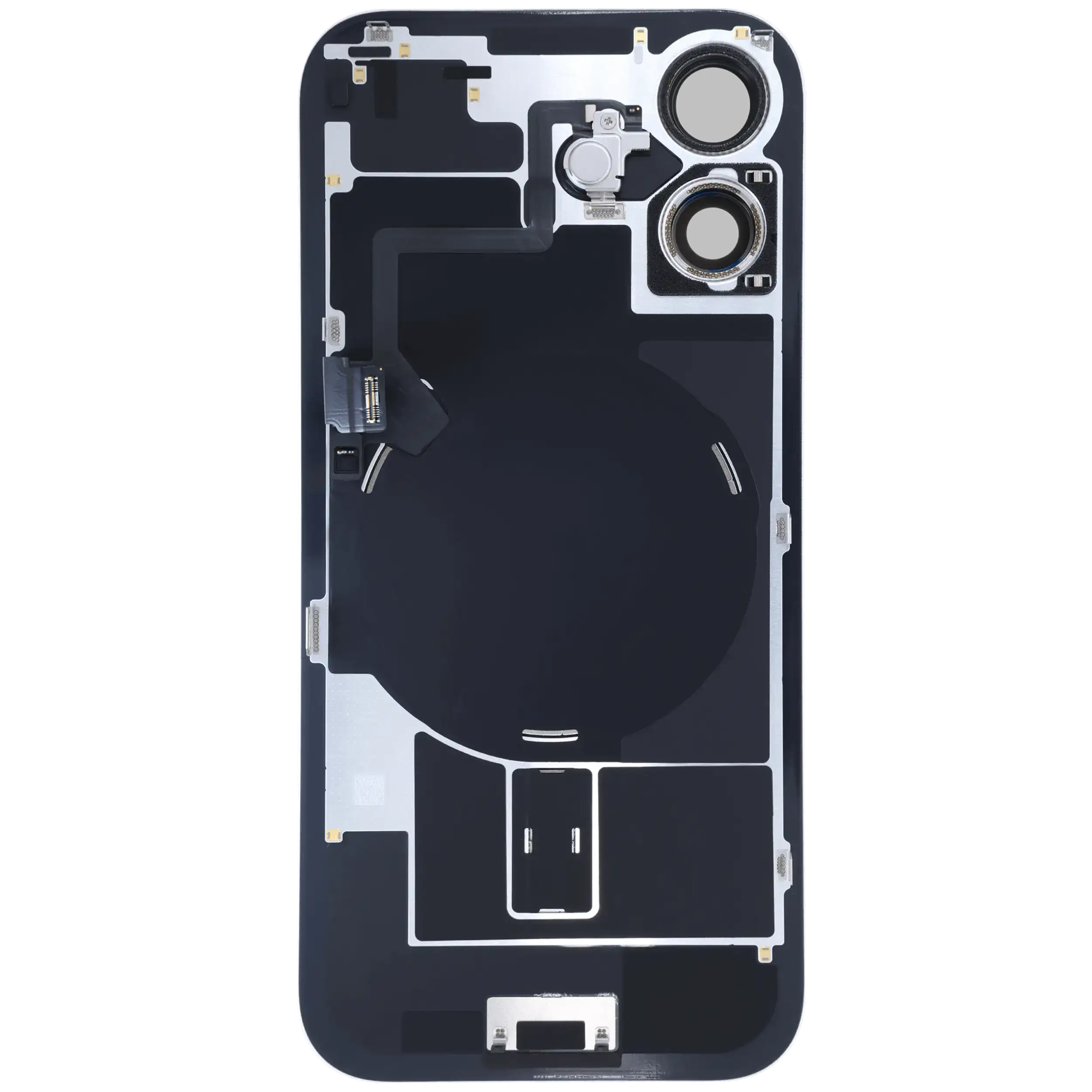 Original Apple Back Cover with MagSafe Magnet, NFC, and Flash Flex Cable for iPhone 17 (White)