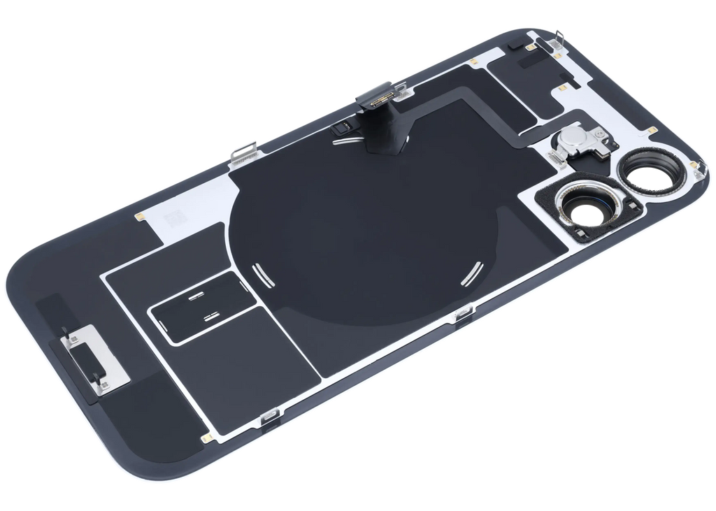 Original Apple Back Cover with MagSafe Magnet, NFC, and Flash Flex Cable for iPhone 17 (White)