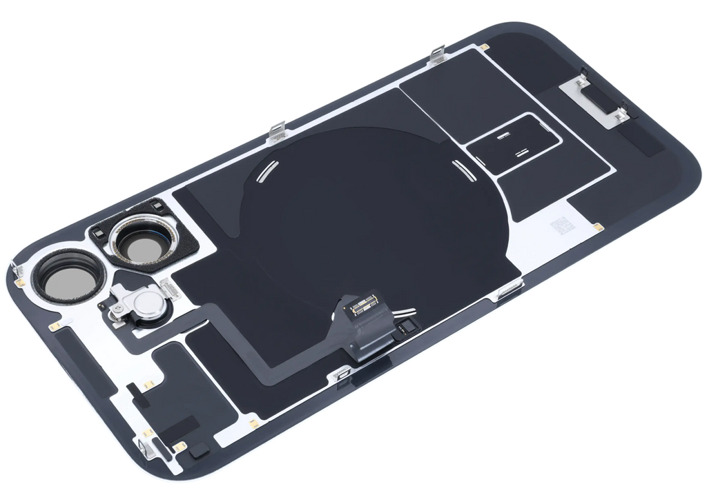 Original Apple Back Cover with MagSafe Magnet, NFC, and Flash Flex Cable for iPhone 17 (White)