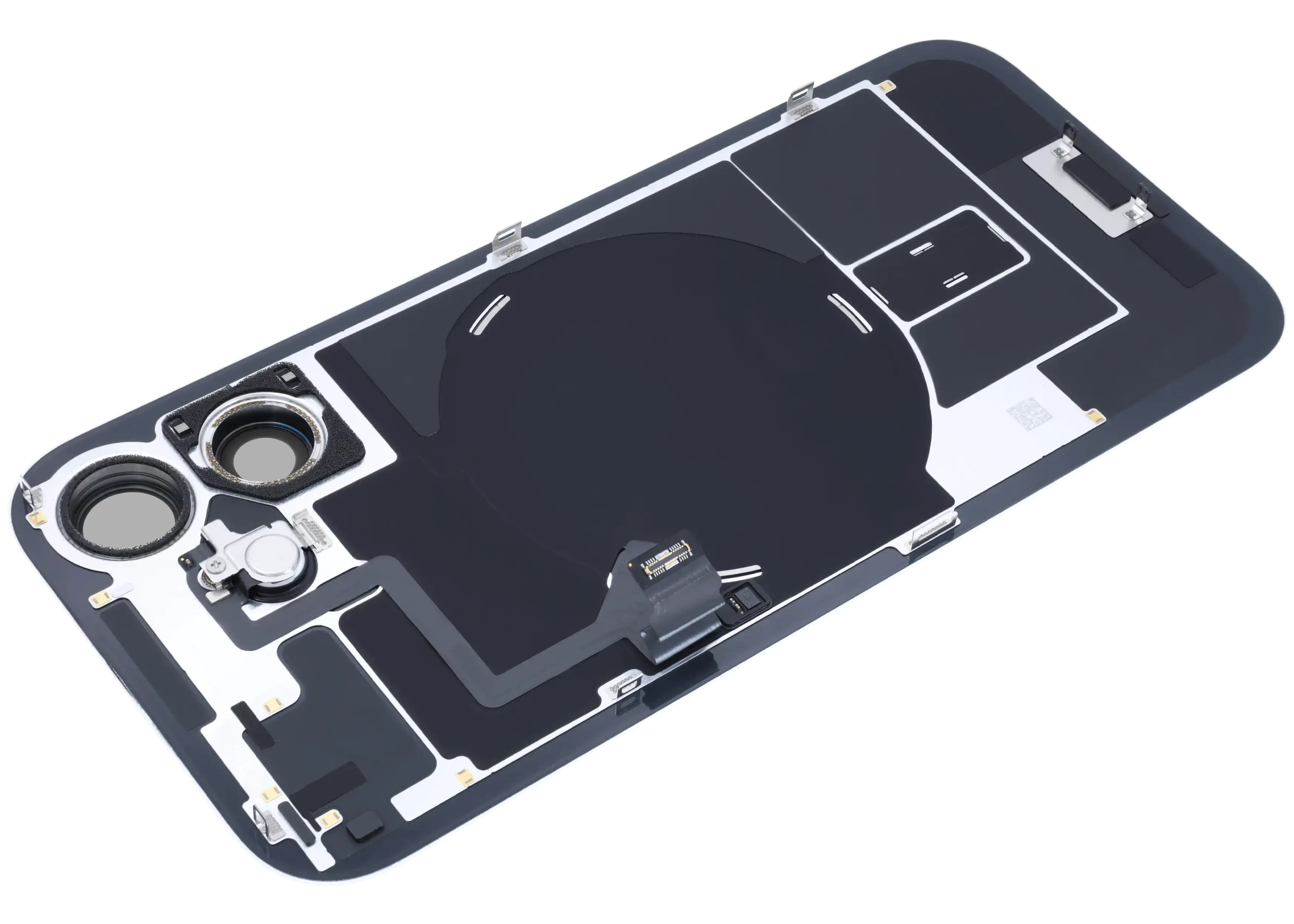 Original Apple Back Cover with MagSafe Magnet, NFC, and Flash Flex Cable for iPhone 17 (White)