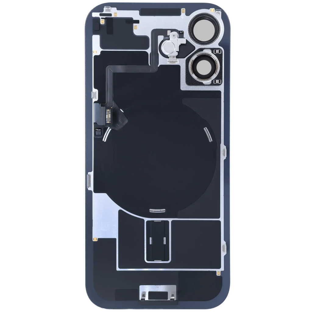 Backcover mit MagSafe & Blitz-Flexkabel für iPhone 17 (OEM) Schwarz