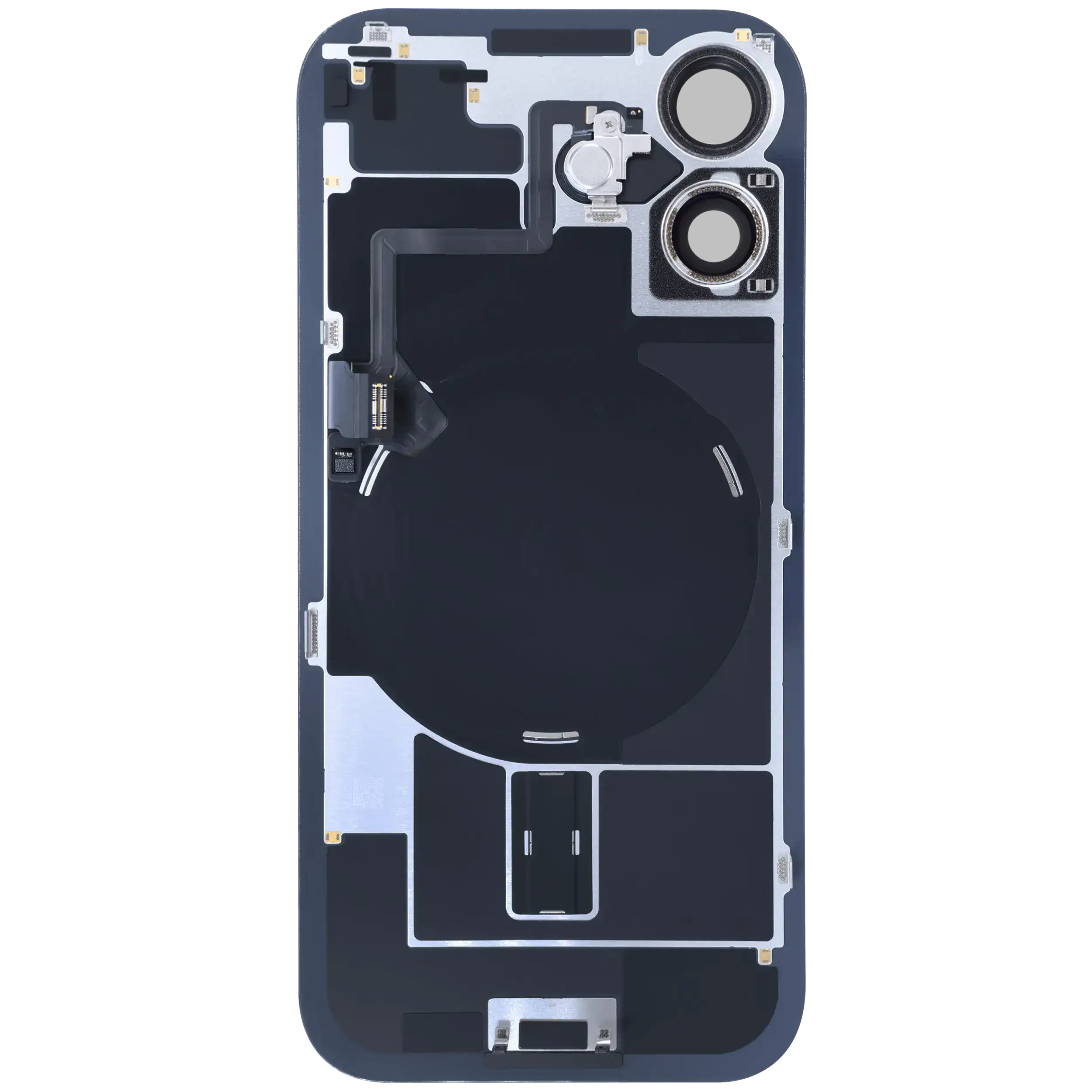 Backcover mit MagSafe & Blitz-Flexkabel für iPhone 17 (OEM) Schwarz