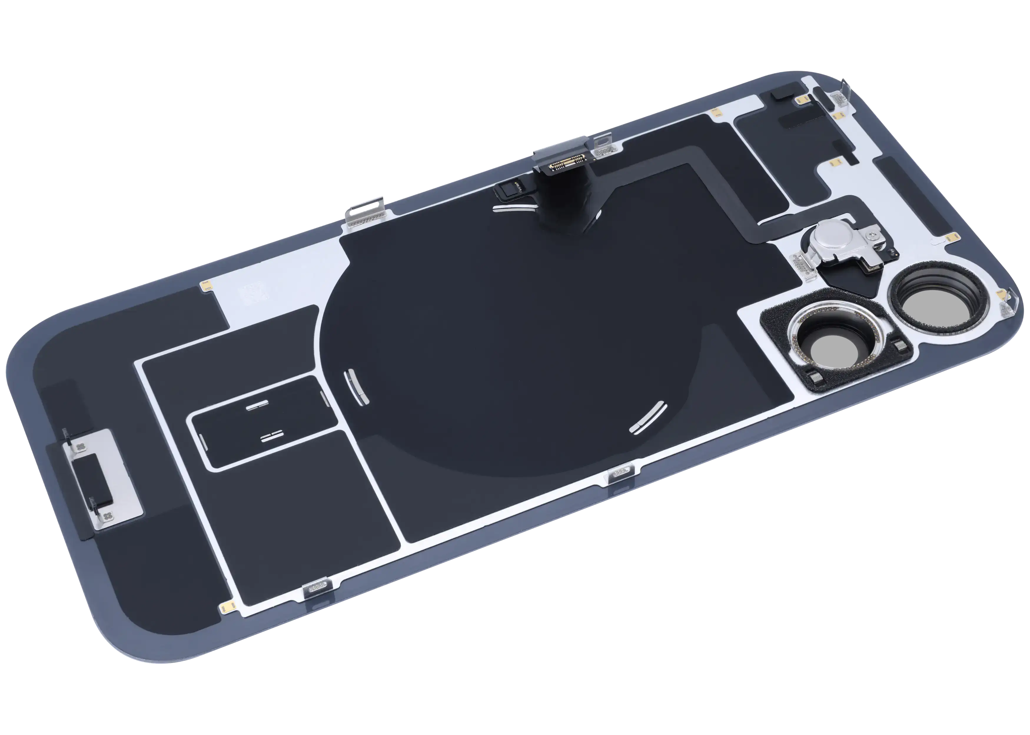 Backcover mit MagSafe & Blitz-Flexkabel für iPhone 17 (OEM) Schwarz