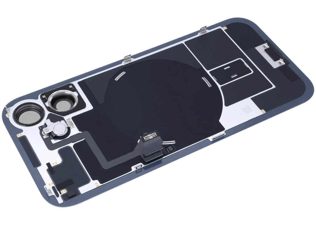 Backcover mit MagSafe & Blitz-Flexkabel für iPhone 17 (OEM) Schwarz