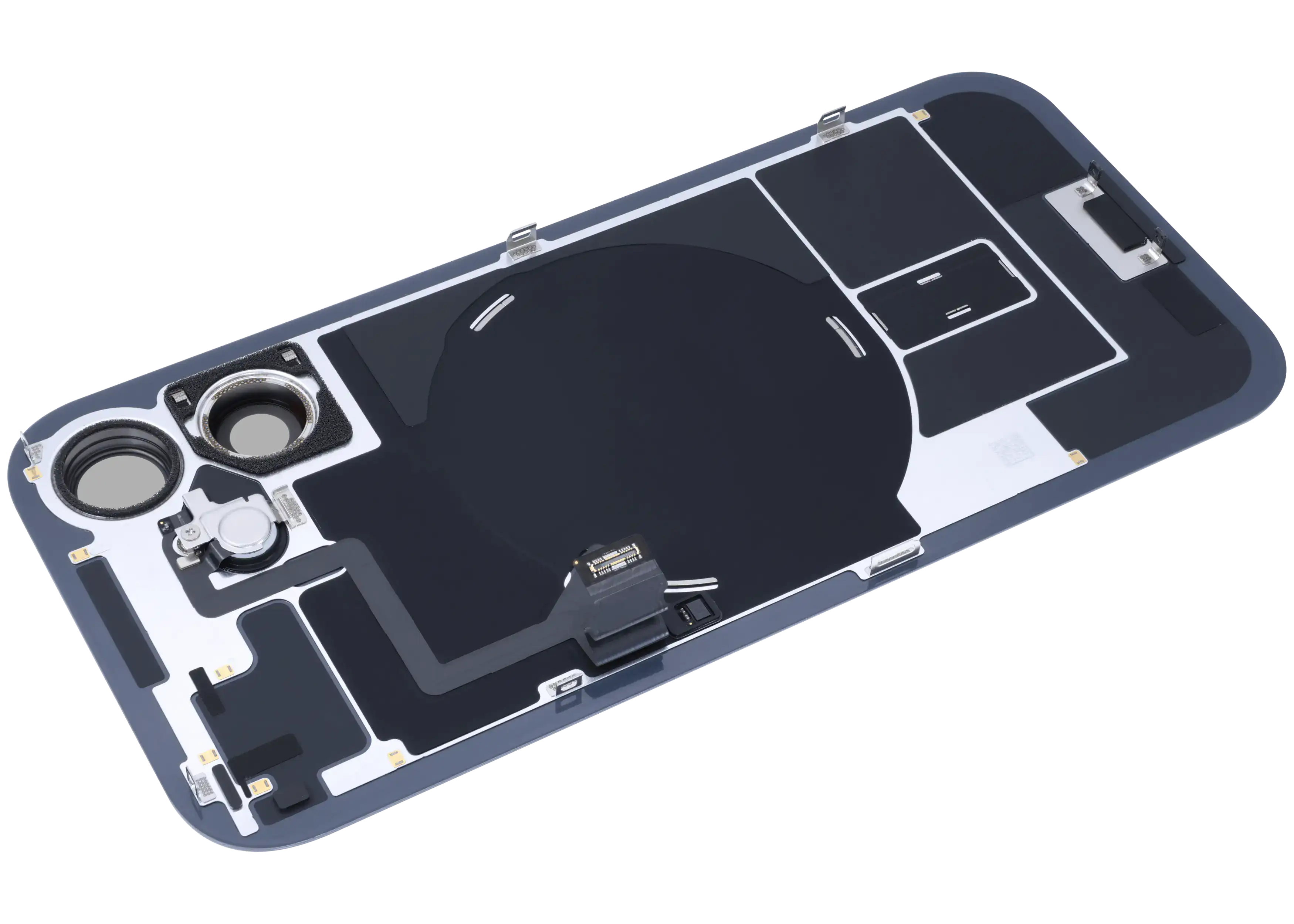 Backcover mit MagSafe & Blitz-Flexkabel für iPhone 17 (OEM) Schwarz