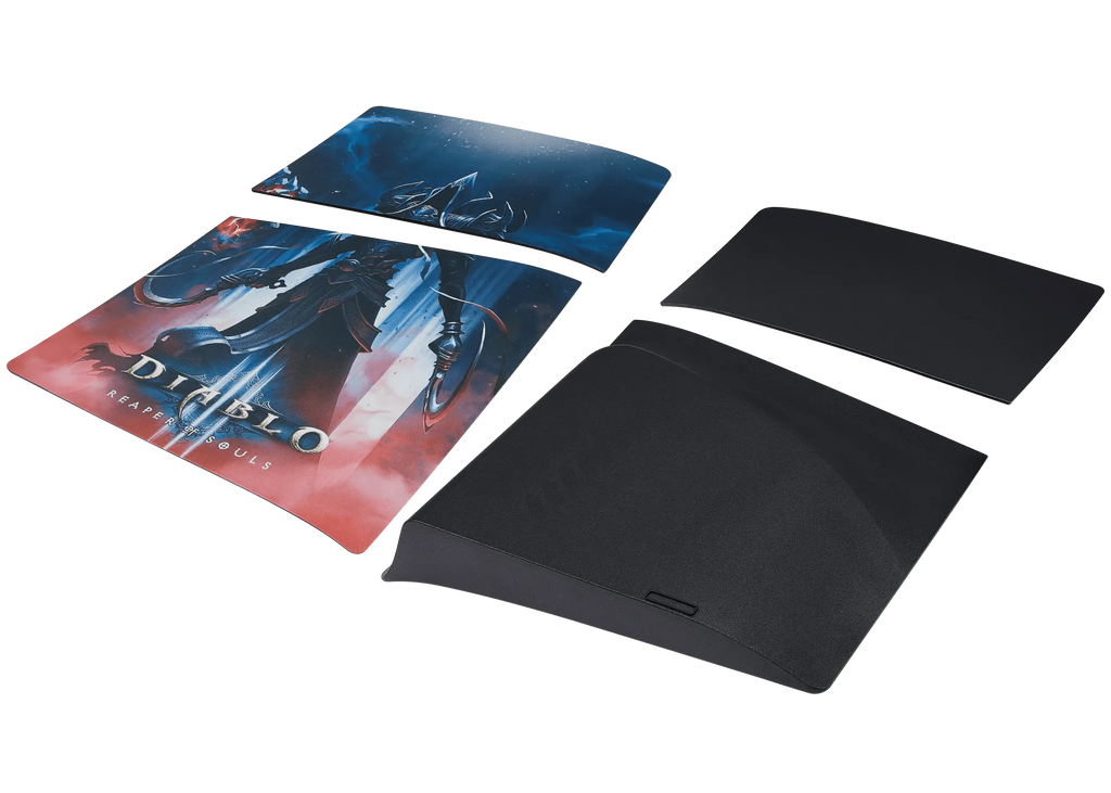 Faceplate Cover (Top and Bottom) for Sony PlayStation 5 Slim Disc Edition (Diablo Reaper Of Souls)