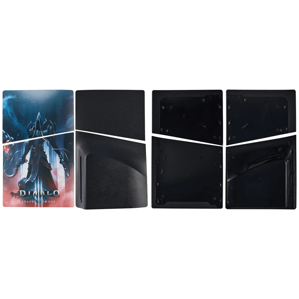 Faceplate Cover (Top and Bottom) for Sony PlayStation 5 Slim Disc Edition (Diablo Reaper Of Souls)