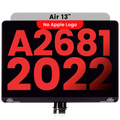 LCD Display for MacBook Air 13" (A2681 / Mid 2022) (Aftermarket Plus) (Space Gray)