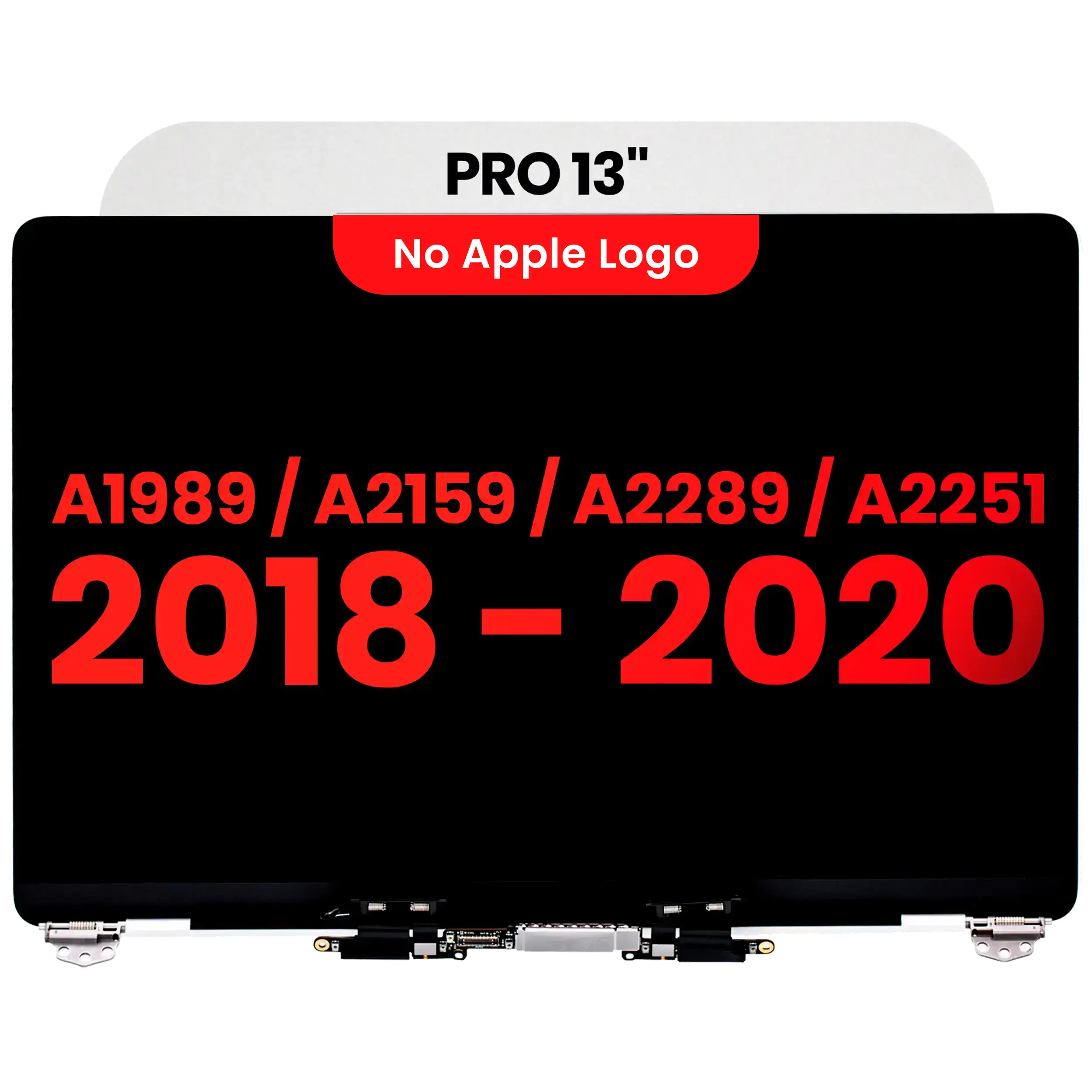 LCD Display for MacBook Pro 13" A1989 (2018-2019) / A2159 (2019) / A2289 / A2251 (2020) (Aftermarket Plus) (Silver)