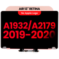 Complete LCD Display Assembly for MacBook Air 13" A1932 (2019) / A2179 (2020) (Aftermarket Plus) (Rose Gold)