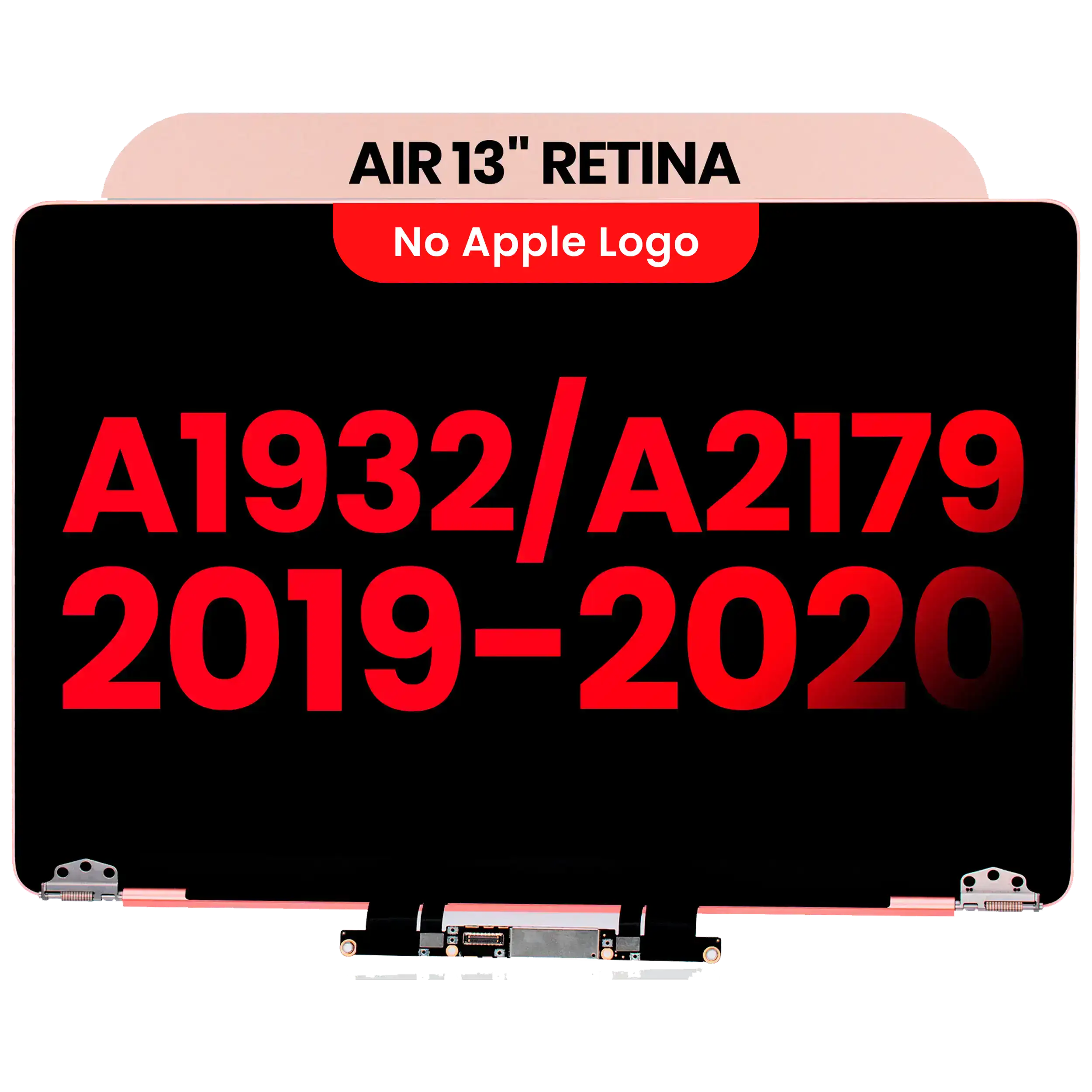 Complete LCD Display Assembly for MacBook Air 13" A1932 (2019) / A2179 (2020) (Aftermarket Plus) (Rose Gold)