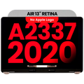 LCD-Display für MacBook Air 13" A2337 (2020) (Aftermarket Plus) (Space Grau)