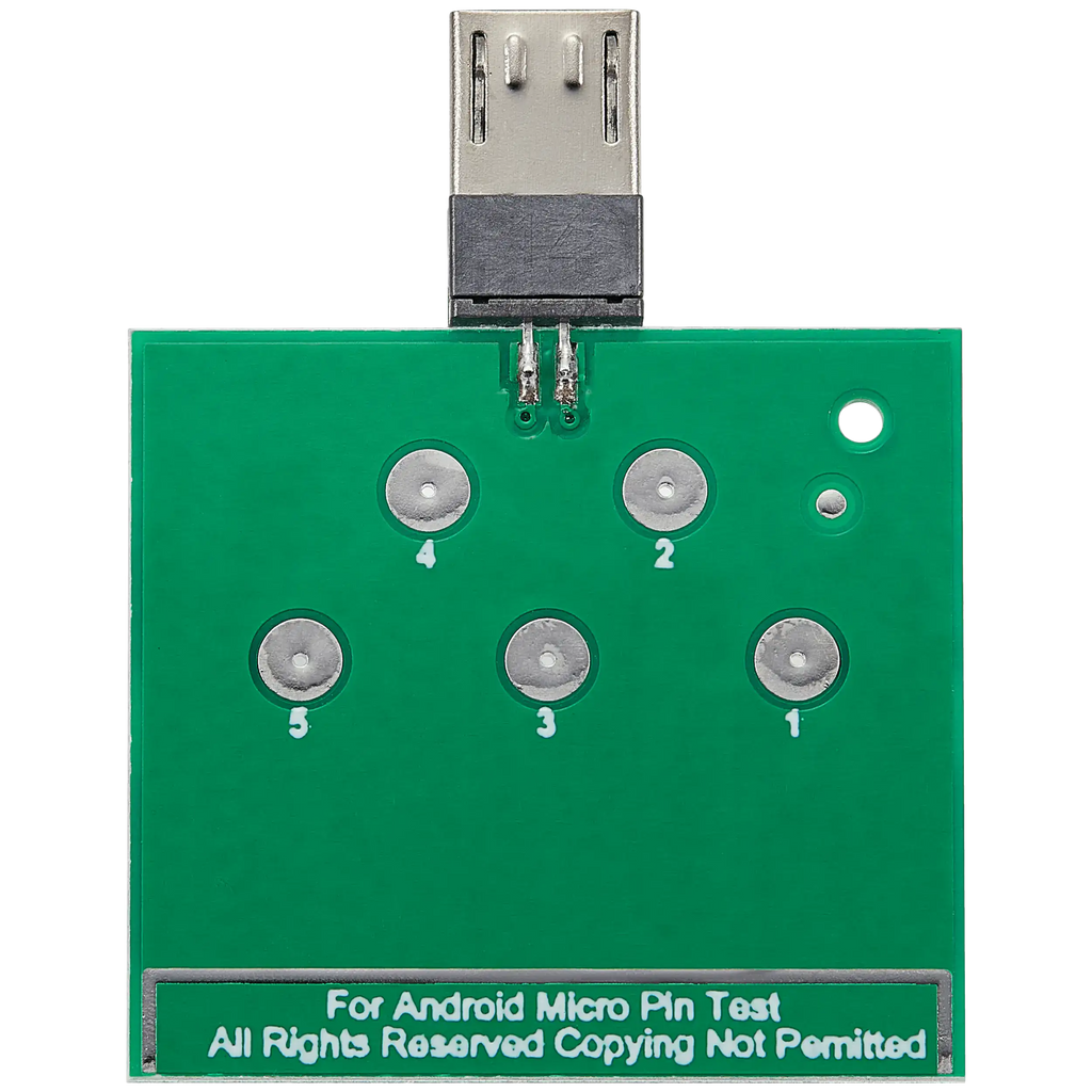 Micro USB Stecker Breakout Board – 8‑Pin Testplatine für Android
