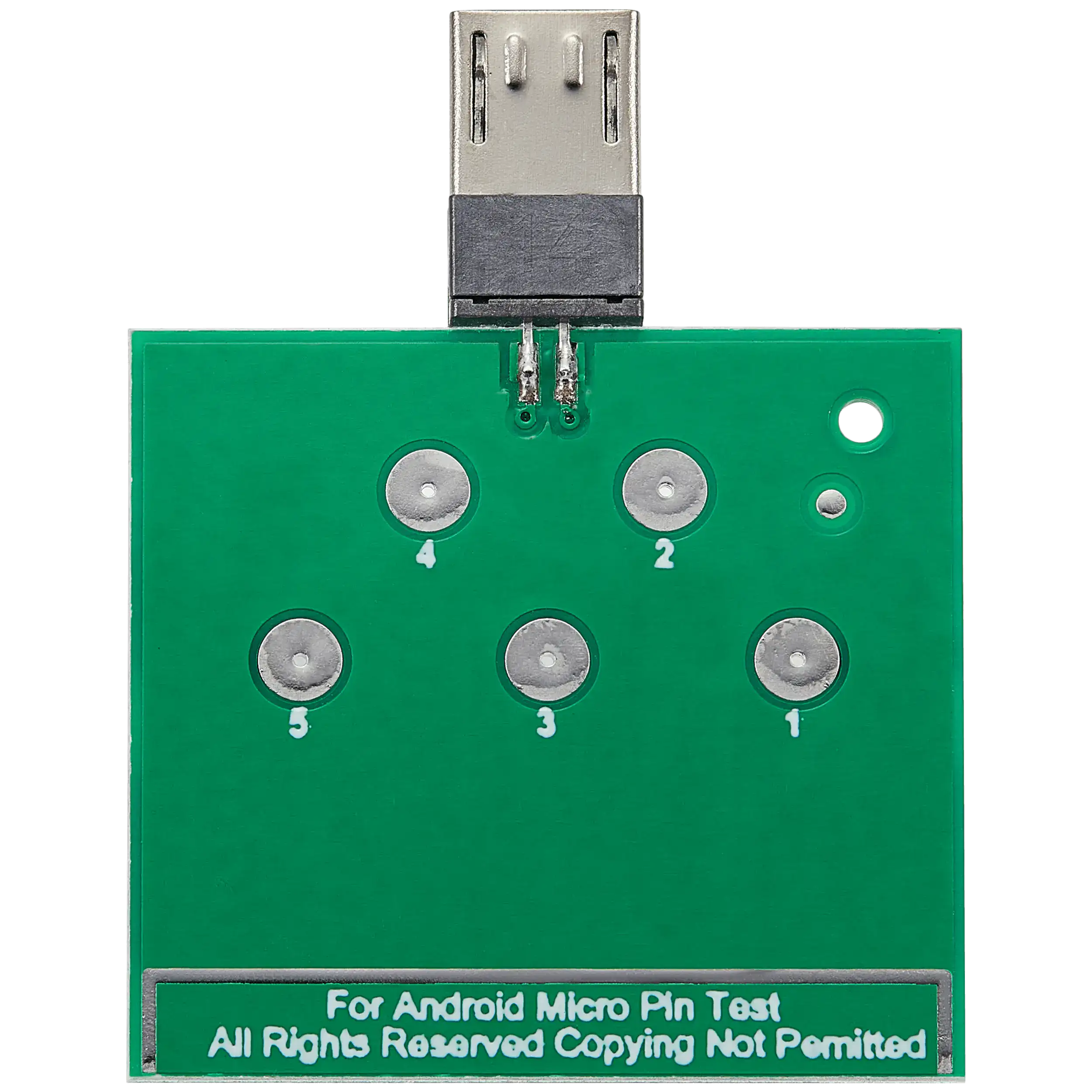 Micro USB Stecker Breakout Board – 8‑Pin Testplatine für Android