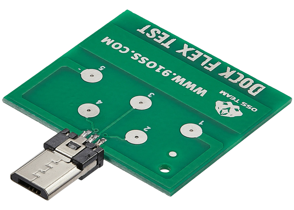 Micro USB Stecker Breakout Board – 8‑Pin Testplatine für Android