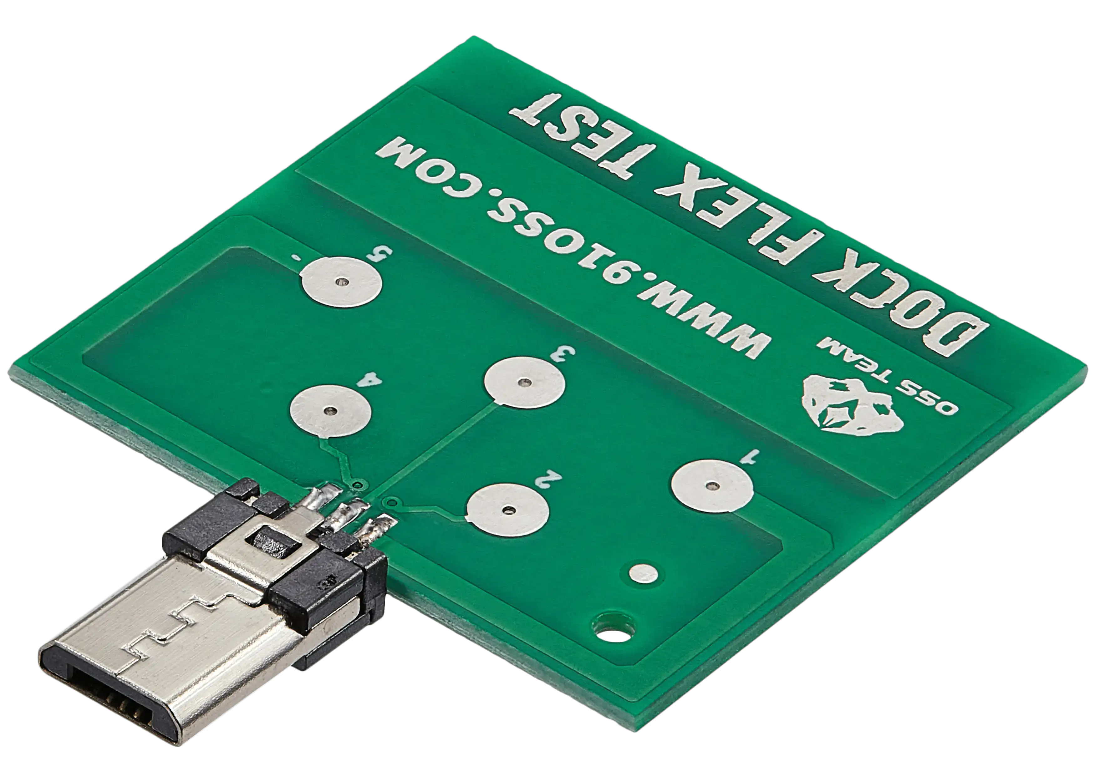 Micro USB Stecker Breakout Board – 8‑Pin Testplatine für Android