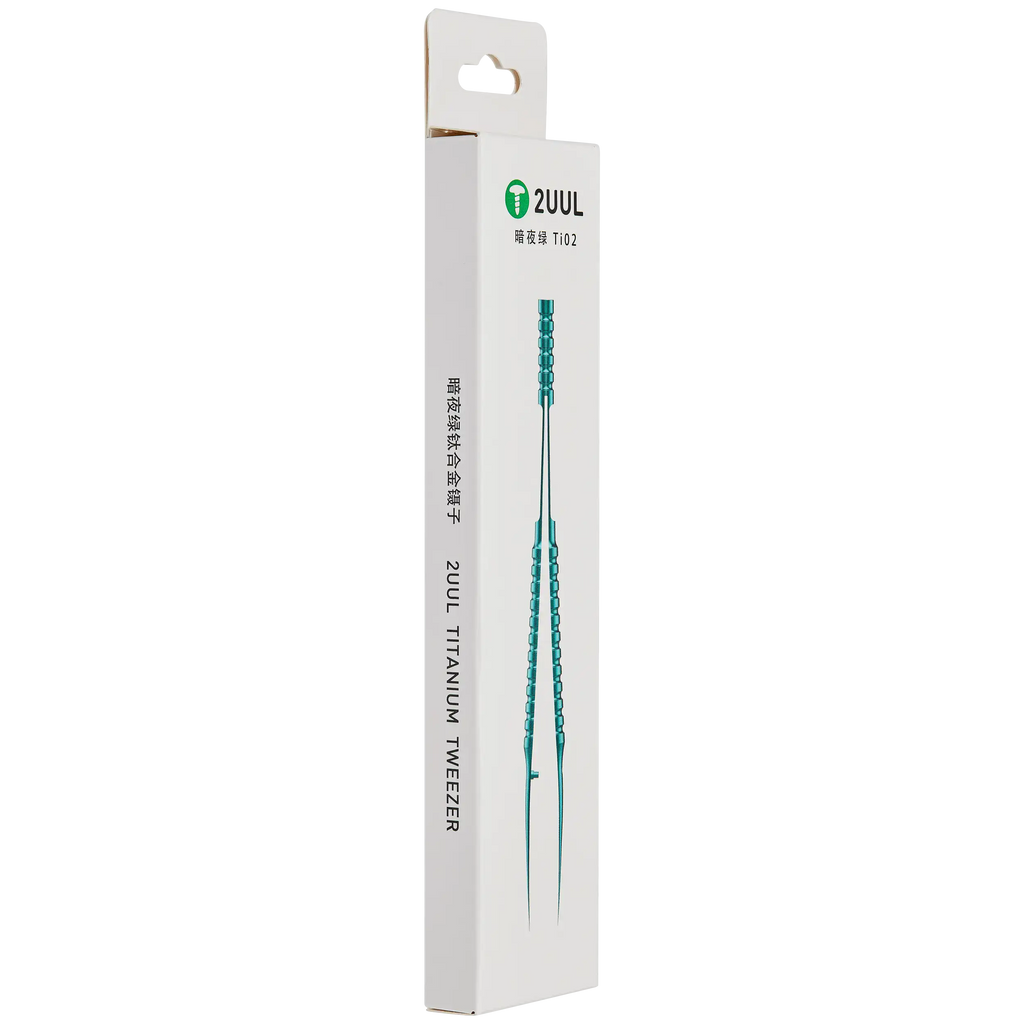 Ti02 Bent Head Titanium Alloy Ultra-Precision Tweezers (2UUL)