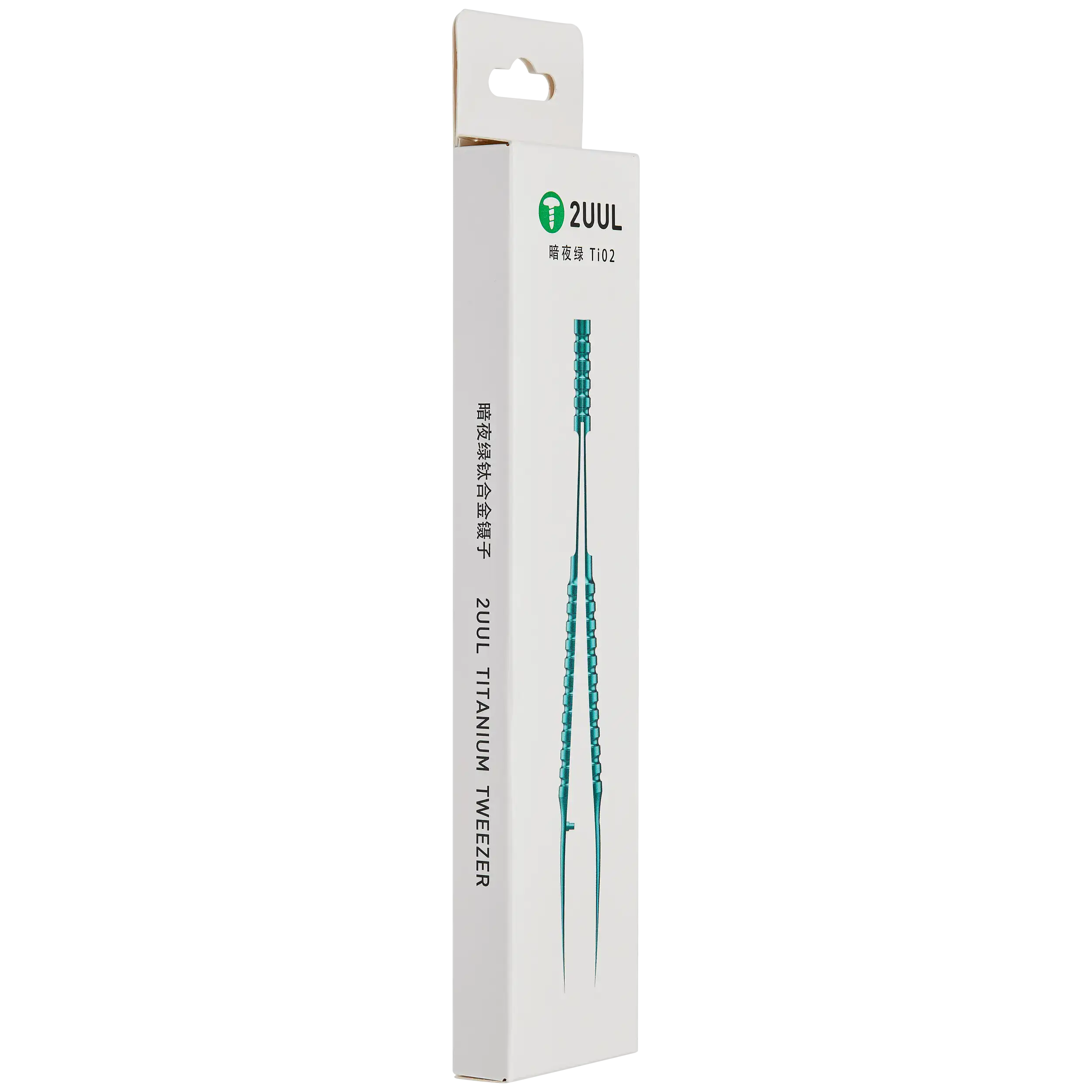 Ti02 Bent Head Titanium Alloy Ultra-Precision Tweezers (2UUL)