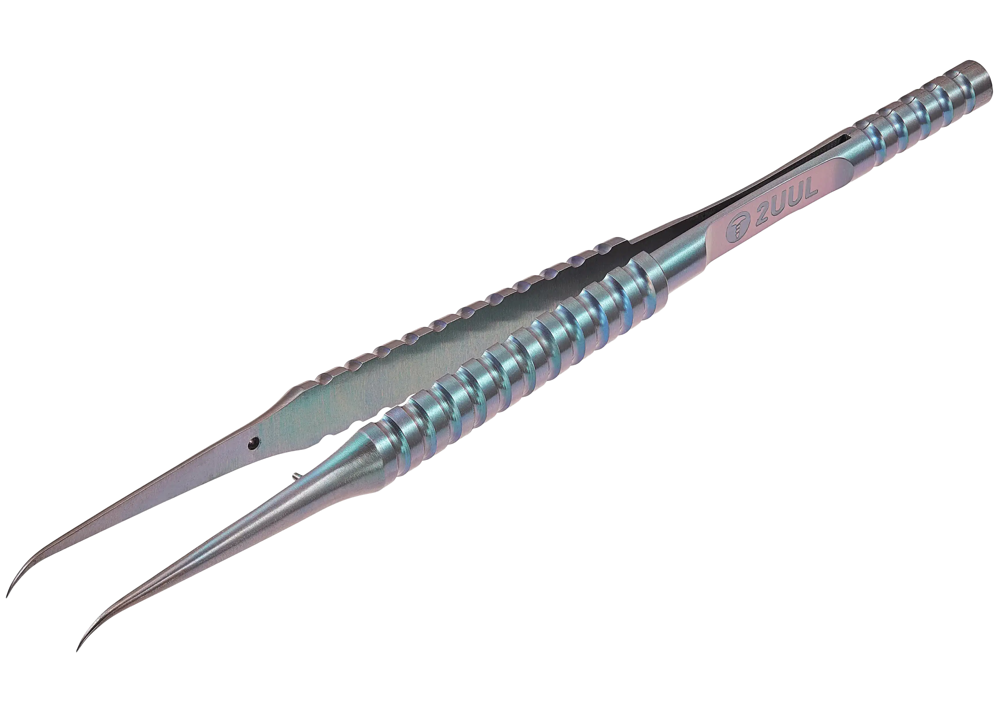 Ti02 Bent Head Titanium Alloy Ultra-Precision Tweezers (2UUL)
