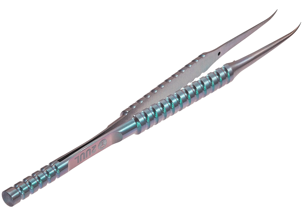 Ti02 Bent Head Titanium Alloy Ultra-Precision Tweezers (2UUL)