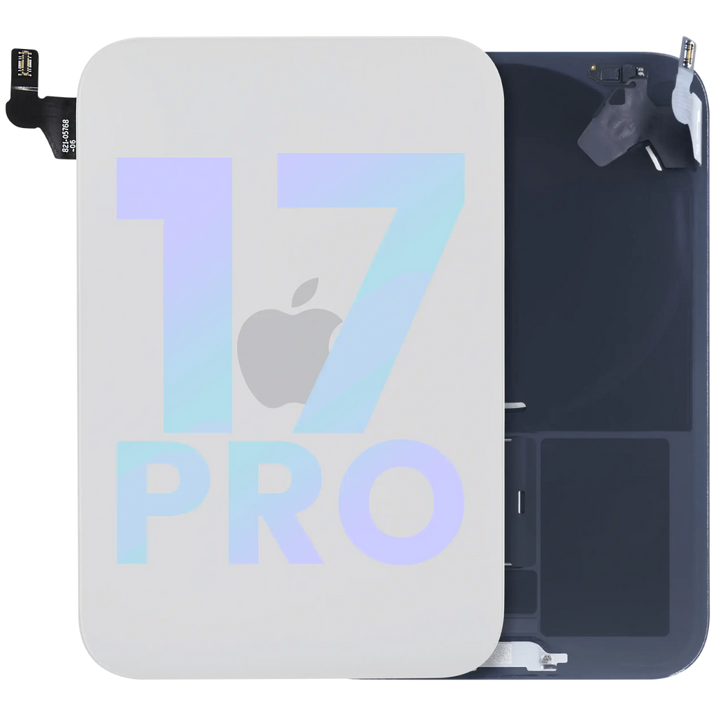 Backcover mit MagSafe, NFC & Blitz-Flexkabel für iPhone 17 Pro (OEM) (Silber)