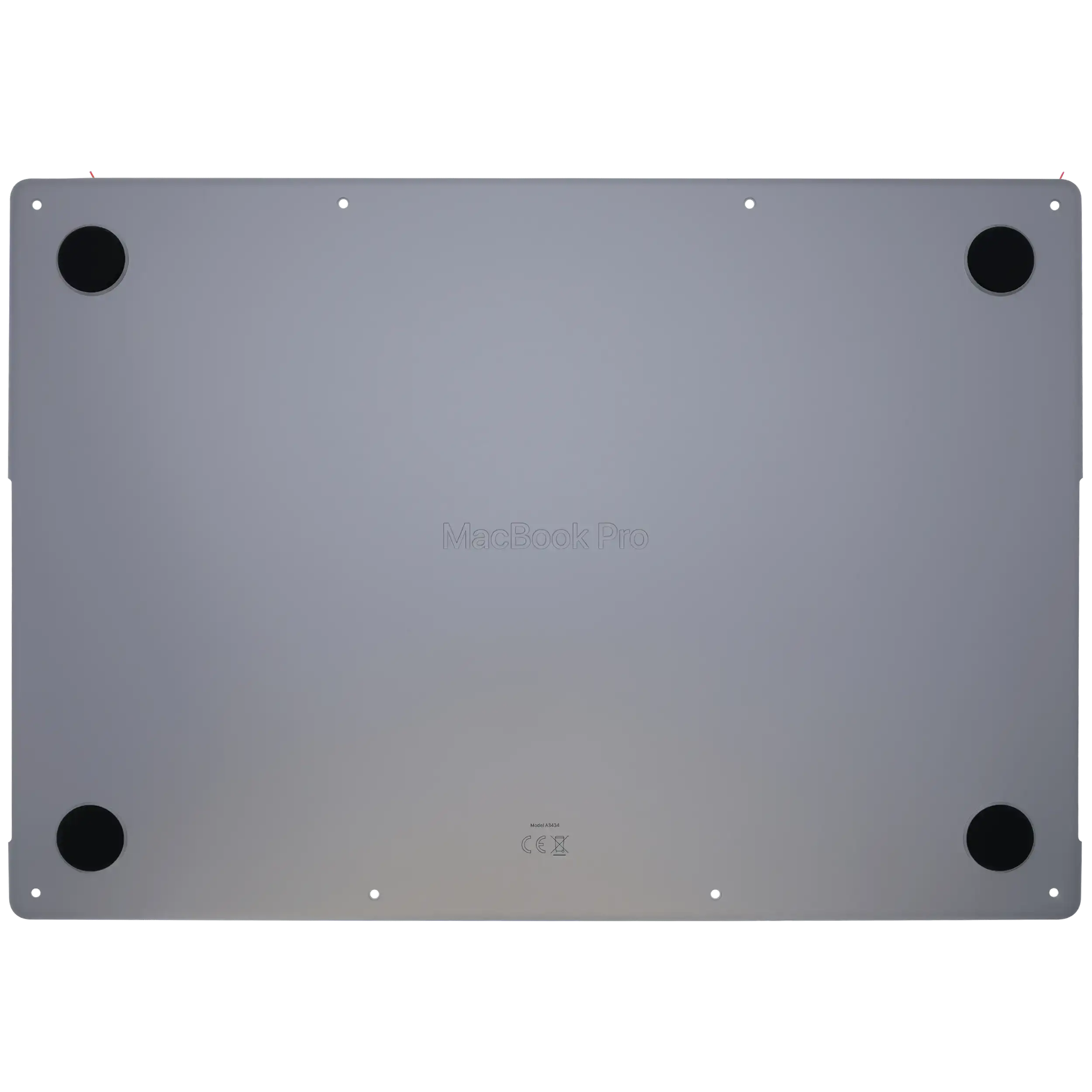Original Unterteil für MacBook Pro 14" A3434 (2025) – Silber