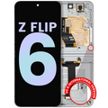 Inneres OLED-Display mit Rahmen für Samsung Galaxy Z Flip6 5G (Svc Pack) Weiß