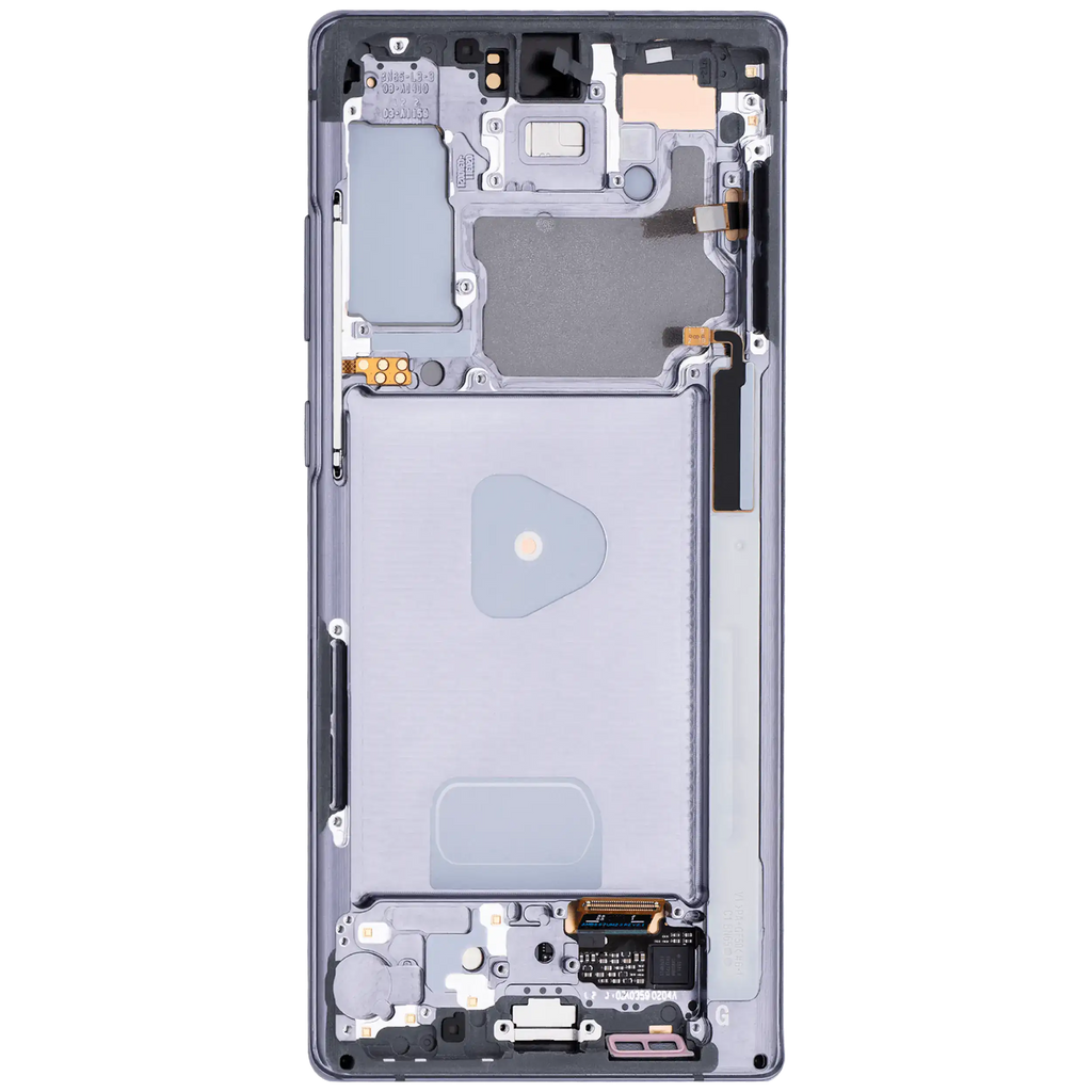 OLED-Display mit Rahmen Samsung Galaxy Note 20 5G Mystic Gray Aftermarket Plus