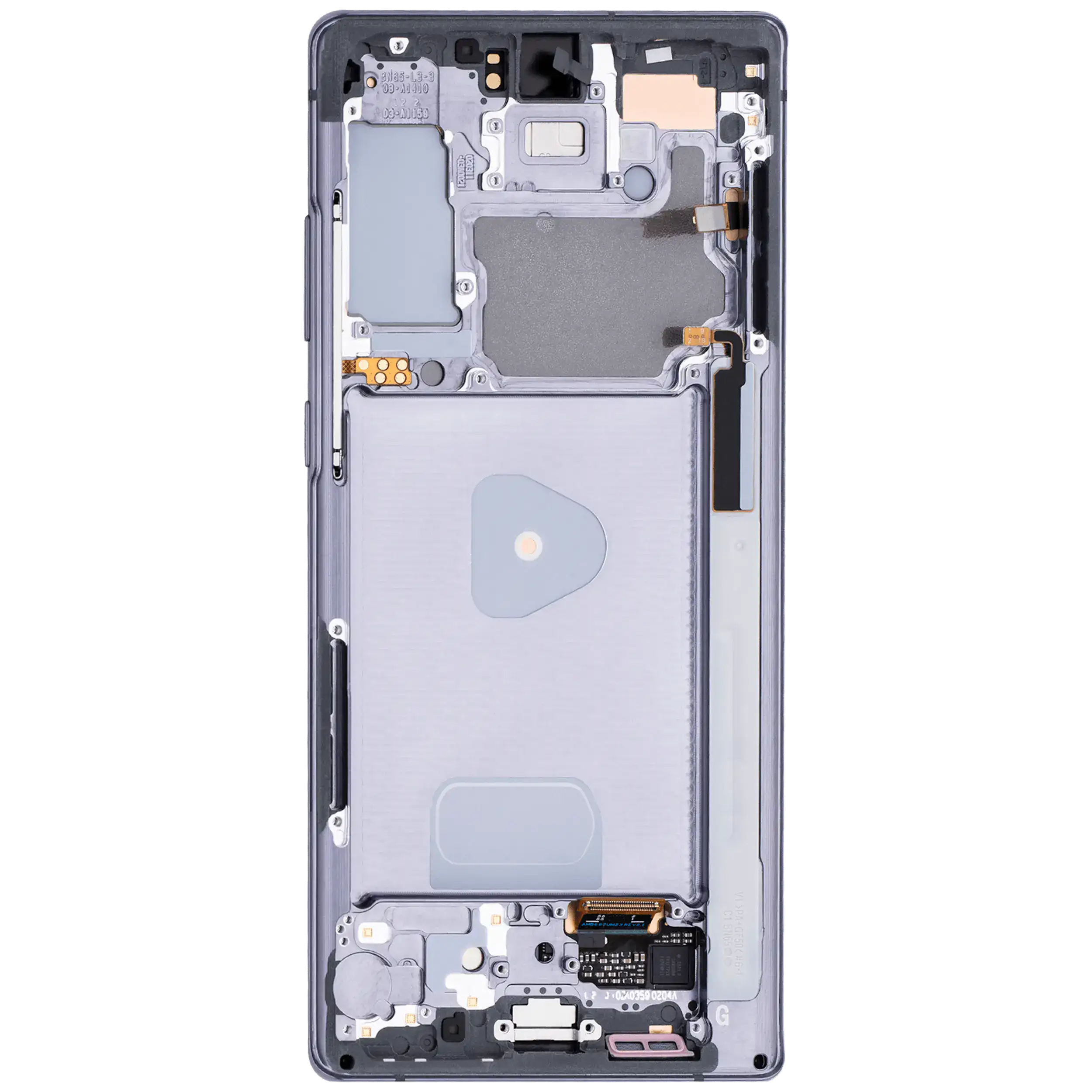 OLED-Display mit Rahmen Samsung Galaxy Note 20 5G Mystic Gray Aftermarket Plus