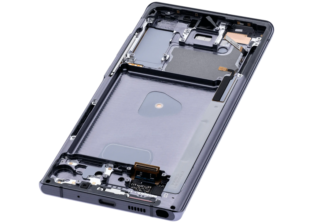 OLED-Display mit Rahmen Samsung Galaxy Note 20 5G Mystic Gray Aftermarket Plus